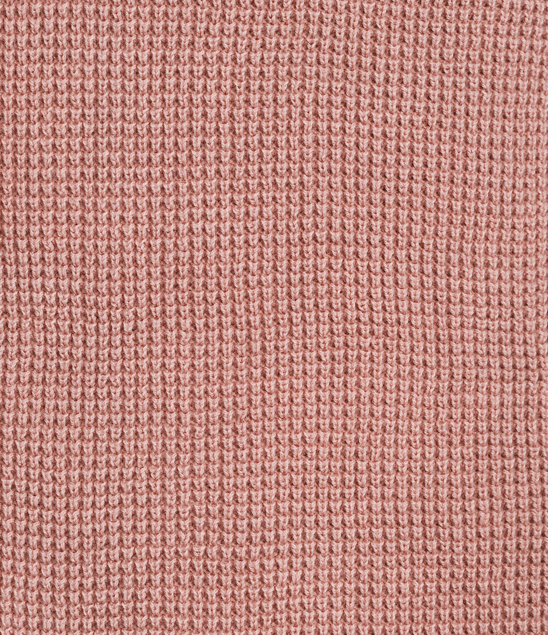 Rowm Long Sleeve solid Garment Dyed Waffle Crew Neck Sweater