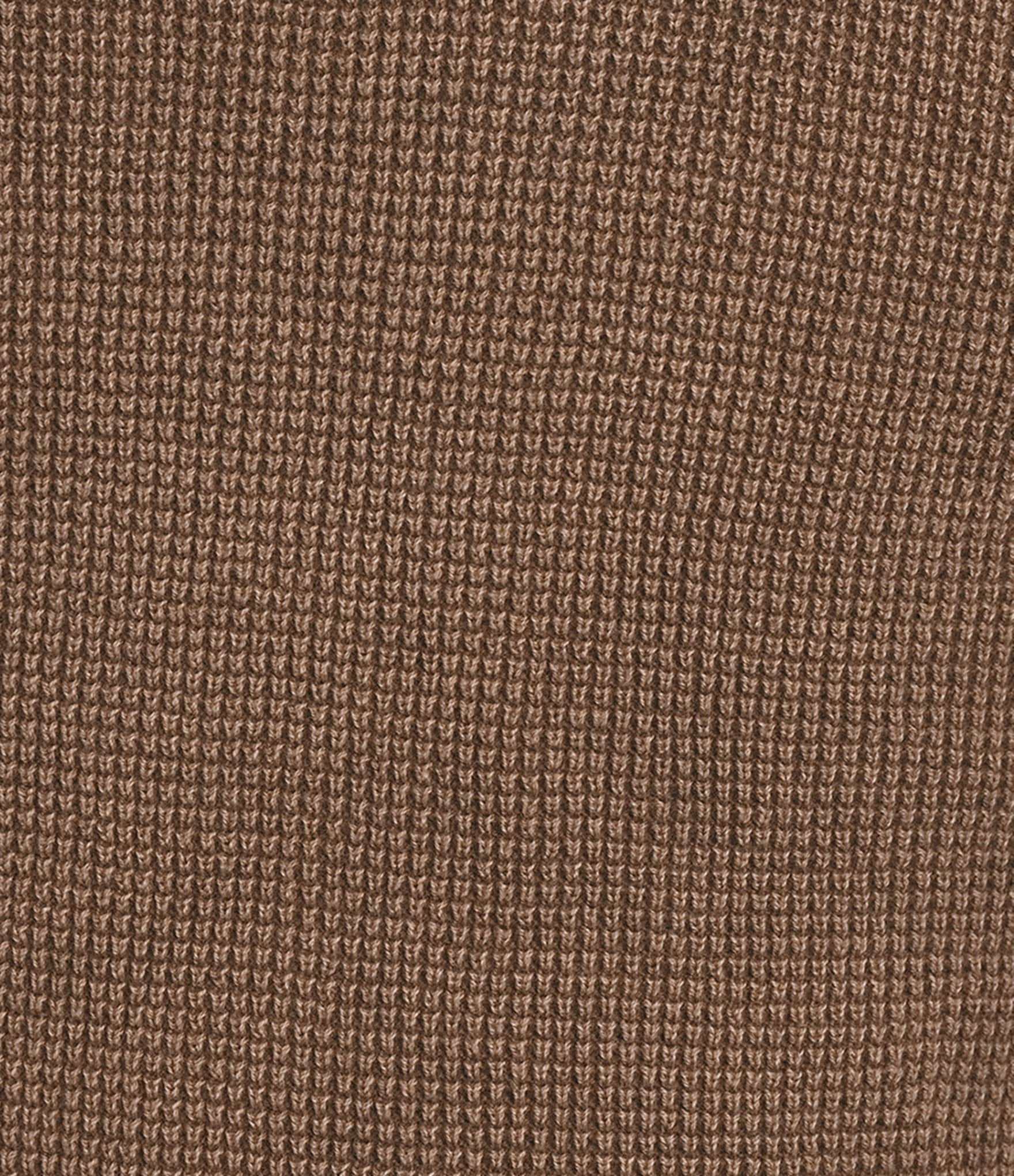 Rowm Long Sleeve solid Garment Dyed Waffle Crew Neck Sweater