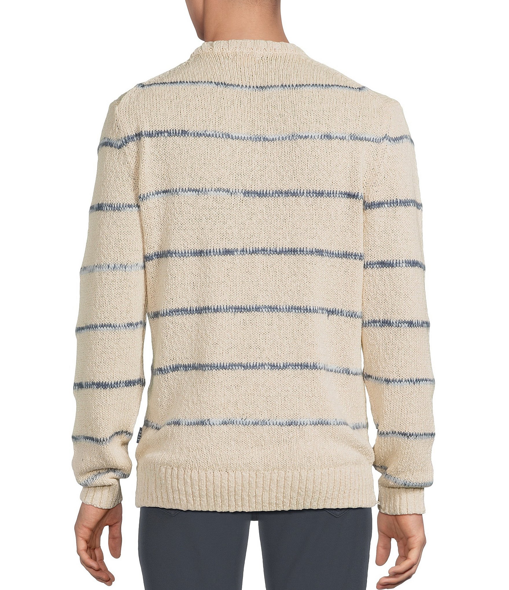 Rowm Long Sleeve Stripe Crew