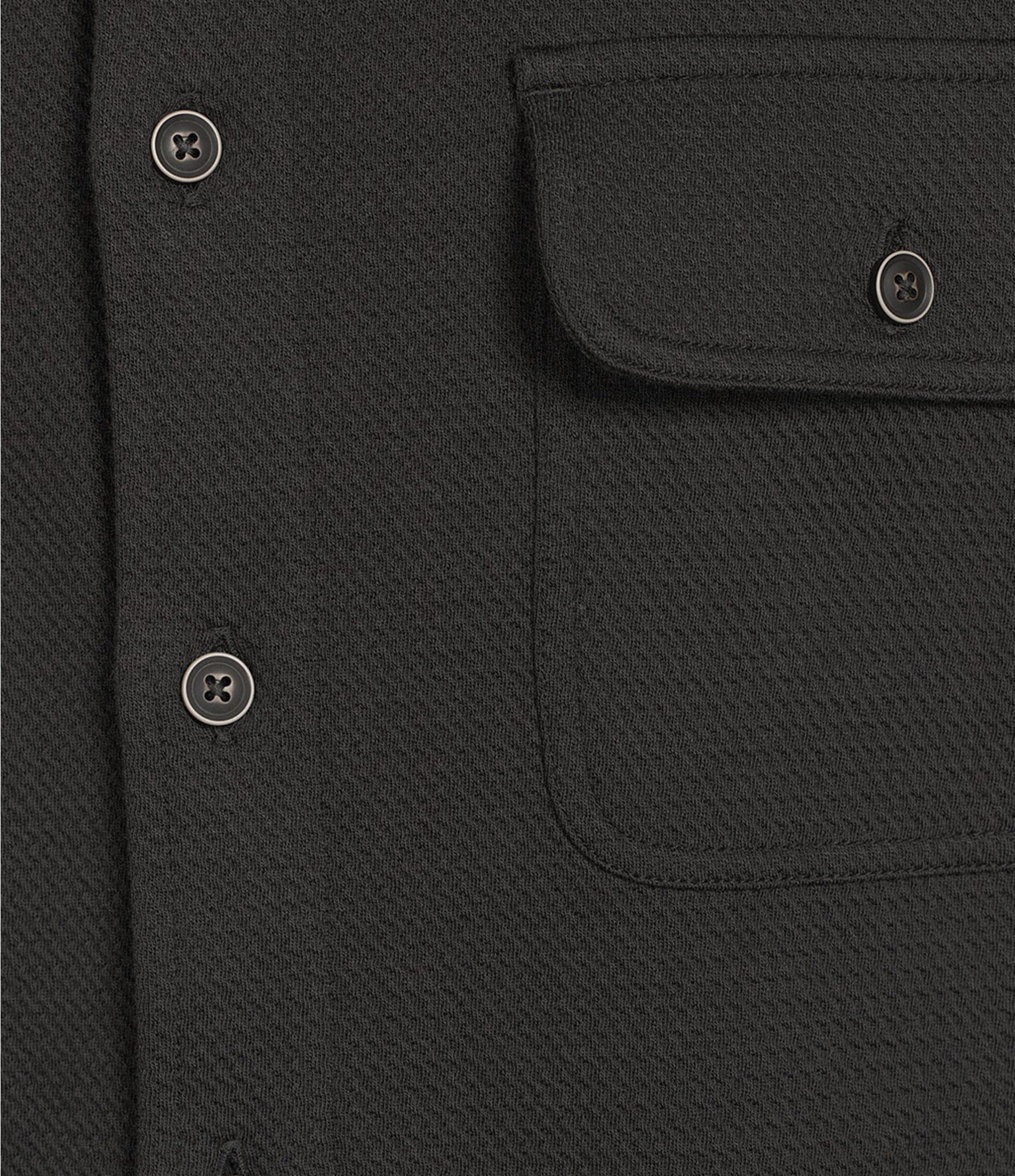 Rowm Long Sleeve Textured Button Front Shirt