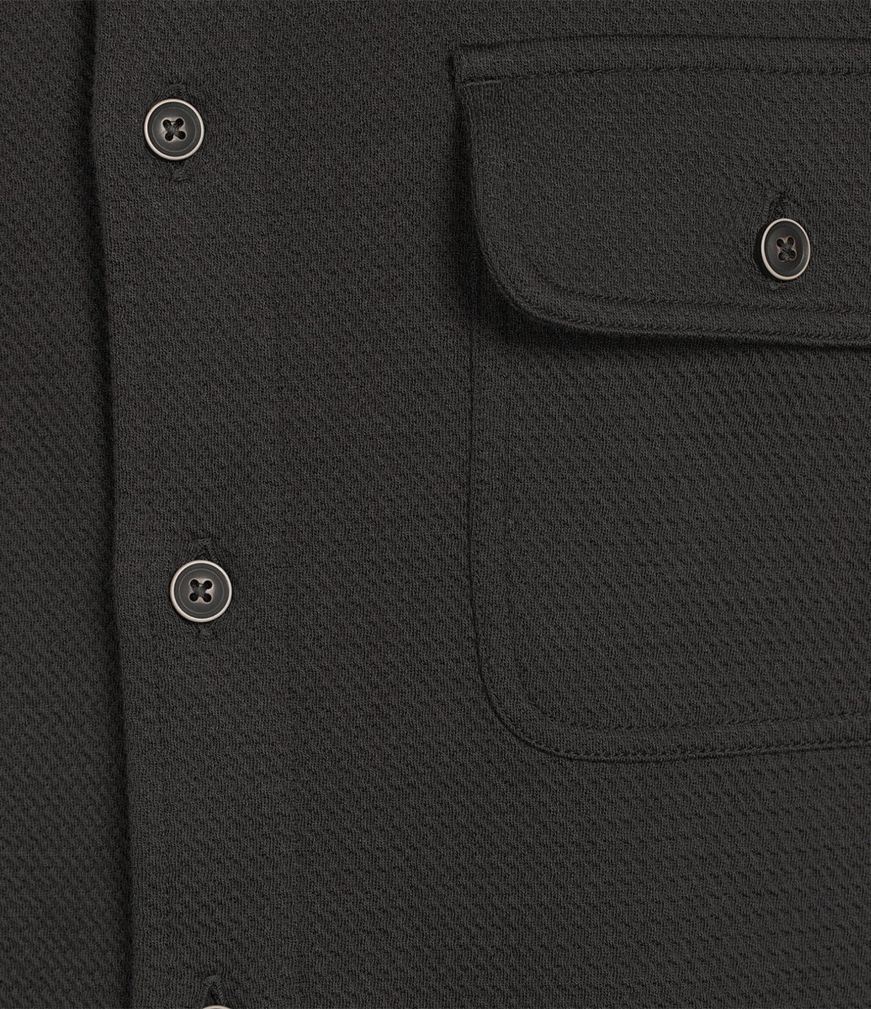 Rowm Long Sleeve Textured Button Front Shirt