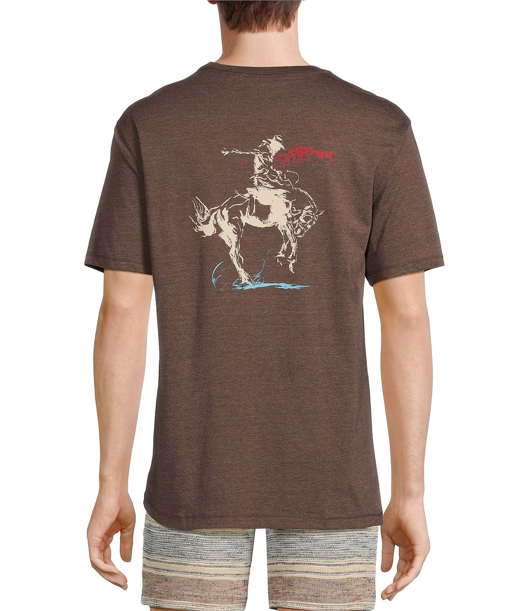 Rowm On The Range Short Sleeve Bronco Graphic T-Shirt