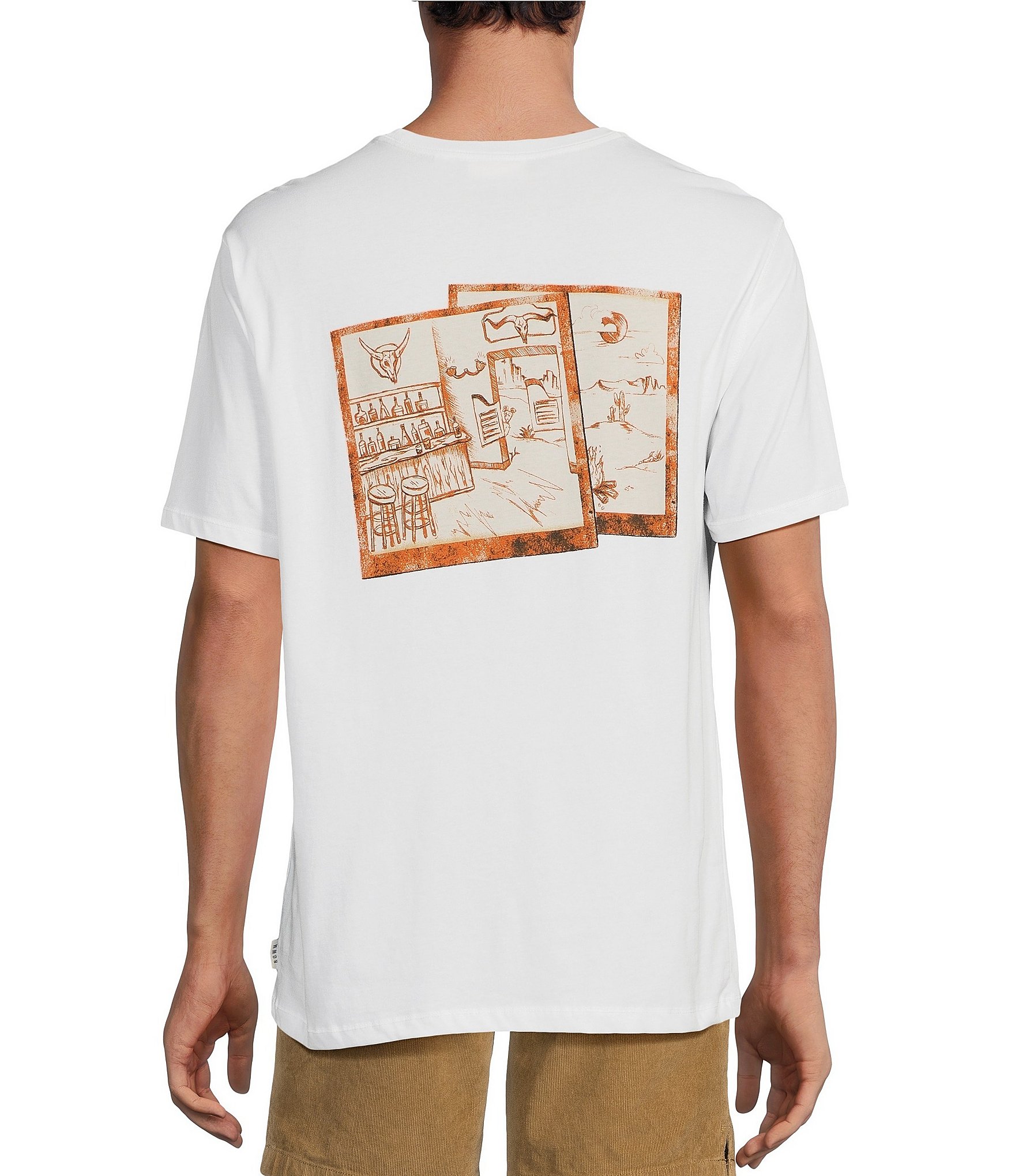 Rowm On The Range Short Sleeve Saloon Graphic T-Shirt