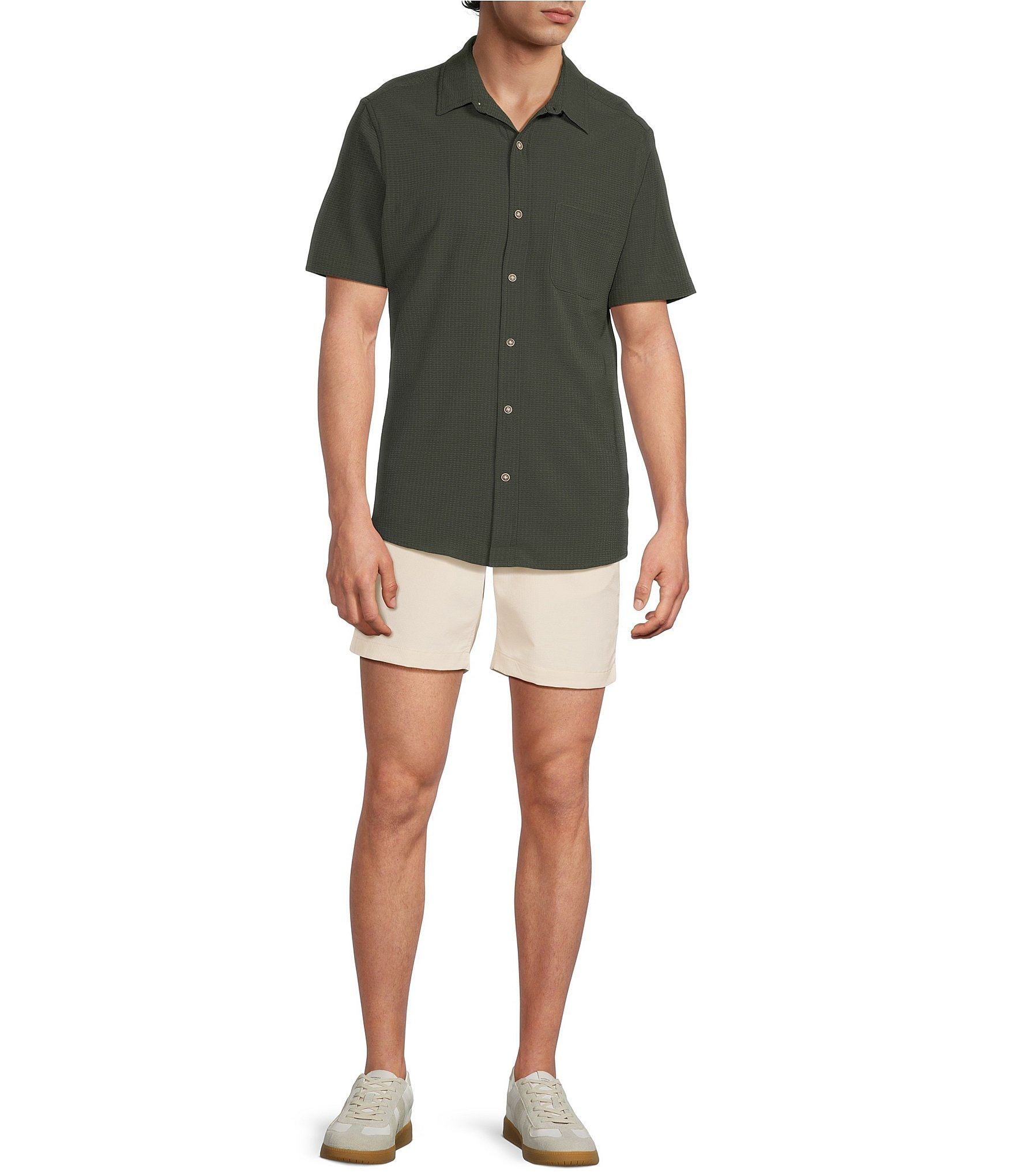 Rowm Rec & Relax Performance Solid 7#double; Inseam Shorts