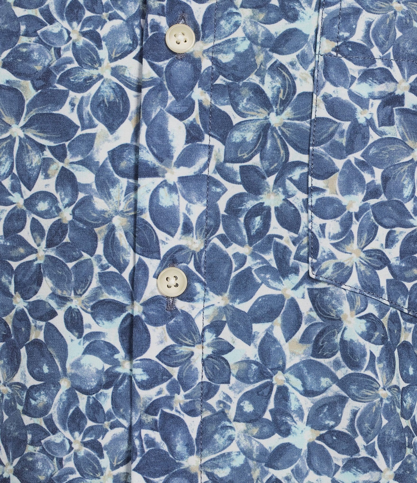 Rowm Rec + Relax Short Sleeve Performance Medium Floral Print Shirt