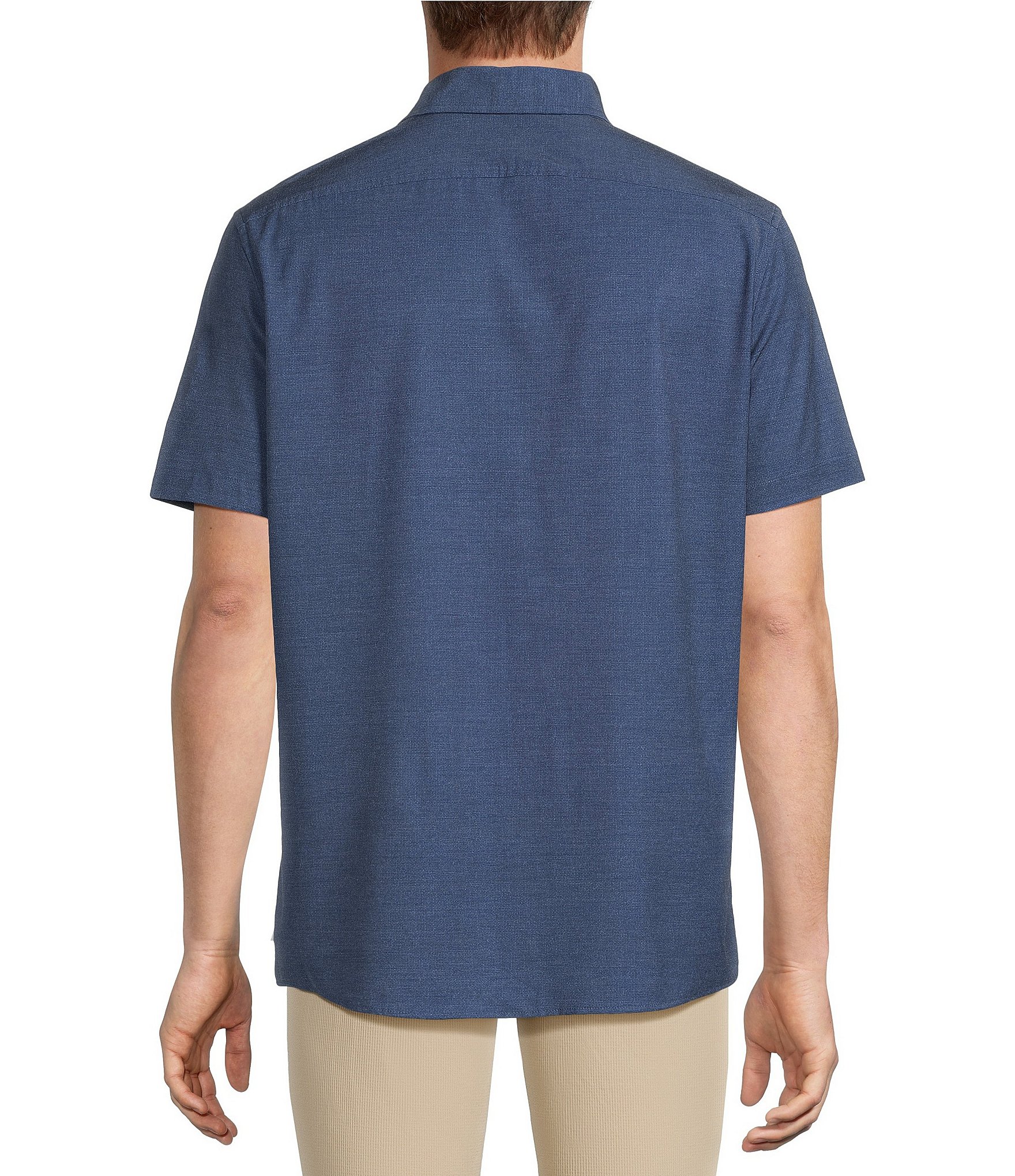 Rowm Rec + Relax Short Sleeve Performance Solid Shirt