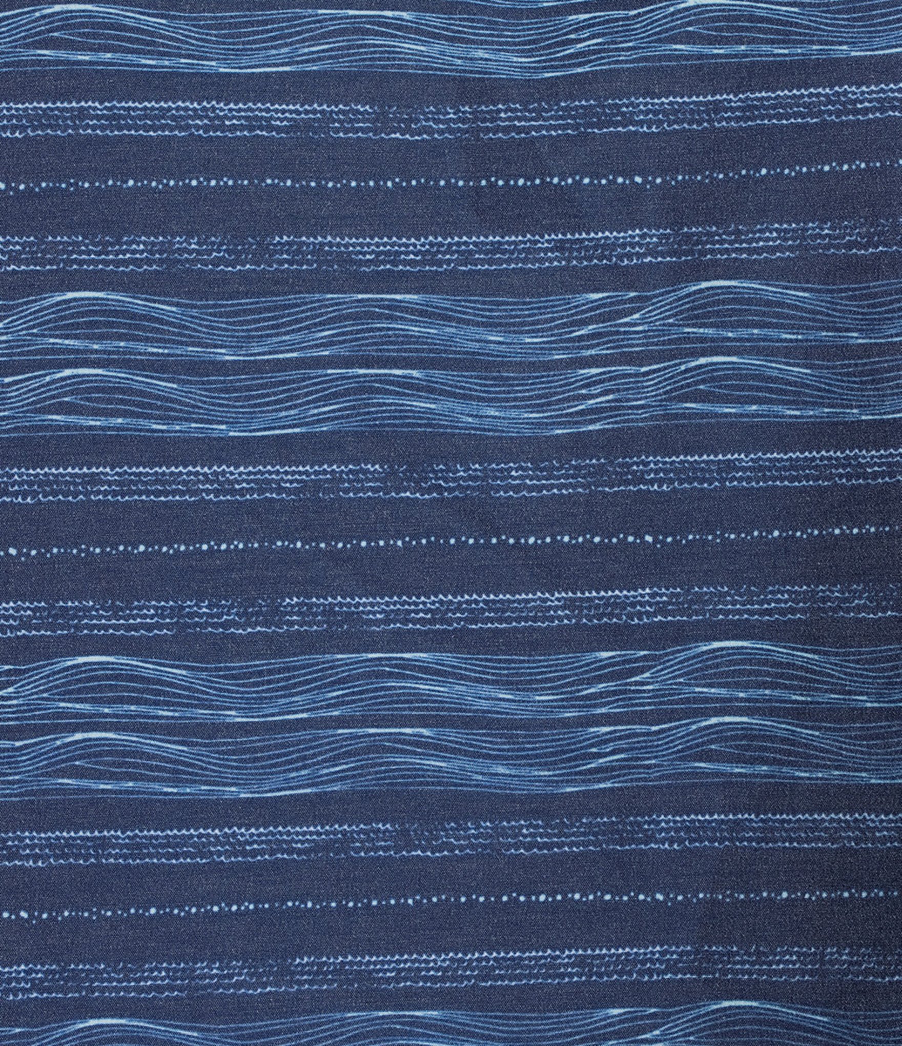 Rowm Rec + Relax Short Sleeve Performance Stripe Pattern Shirt