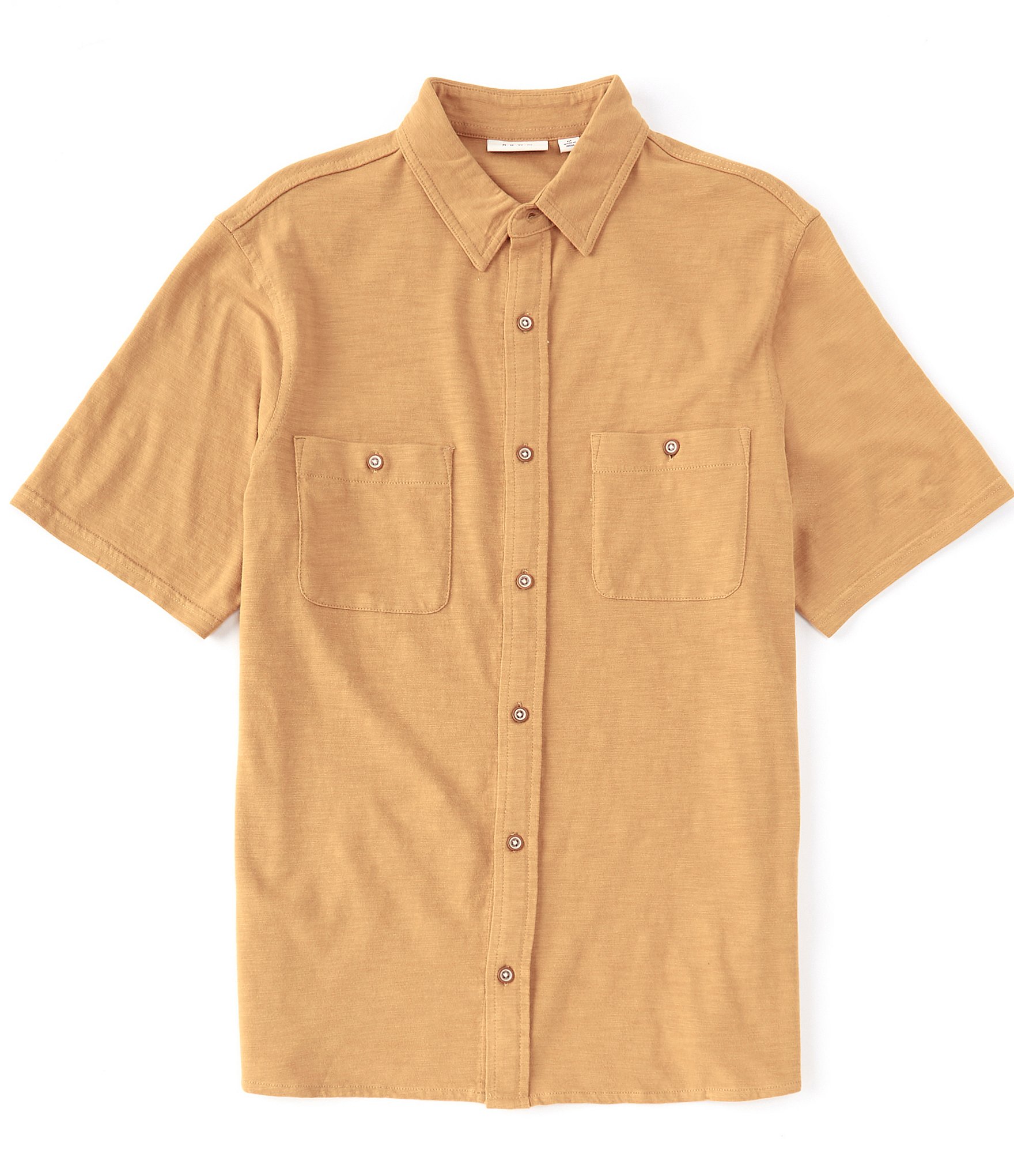 Rowm Short Sleeve The Weekender Solid Button Down Sport Shirt | Dillard's