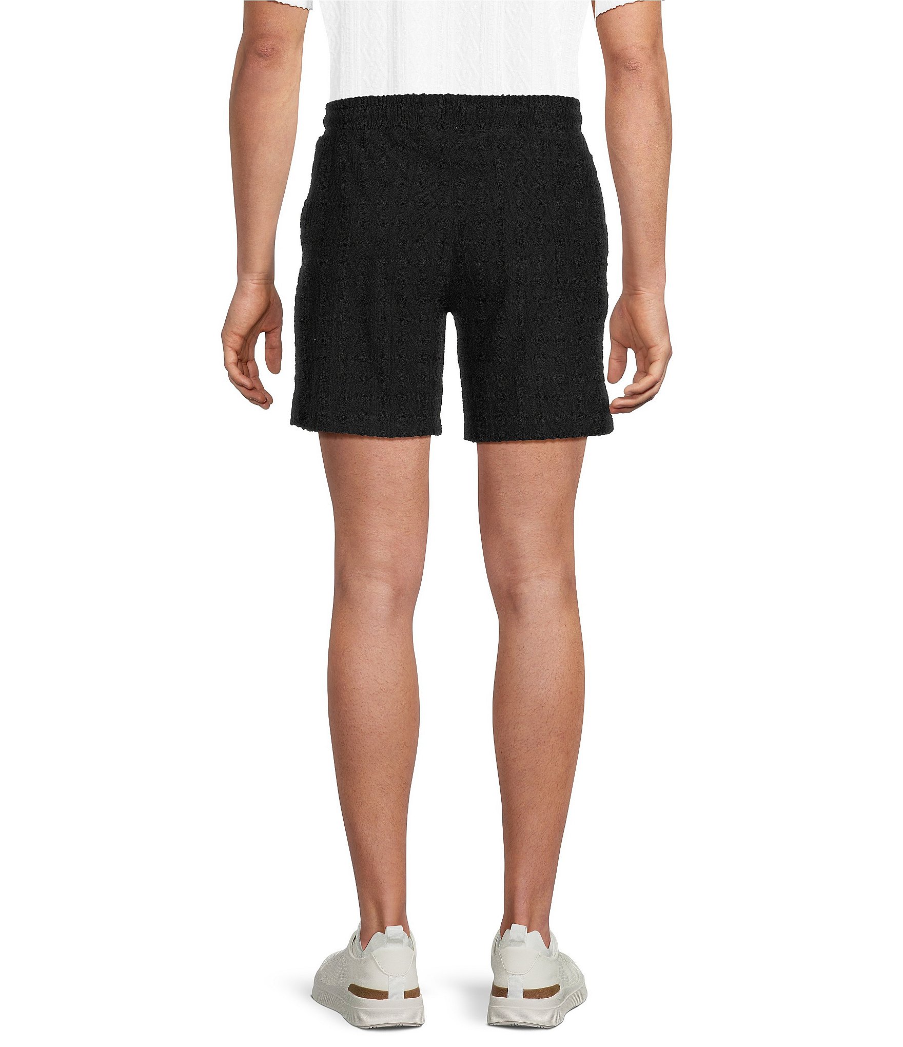 Rowm Solid Terry 7#double; Inseam Shorts