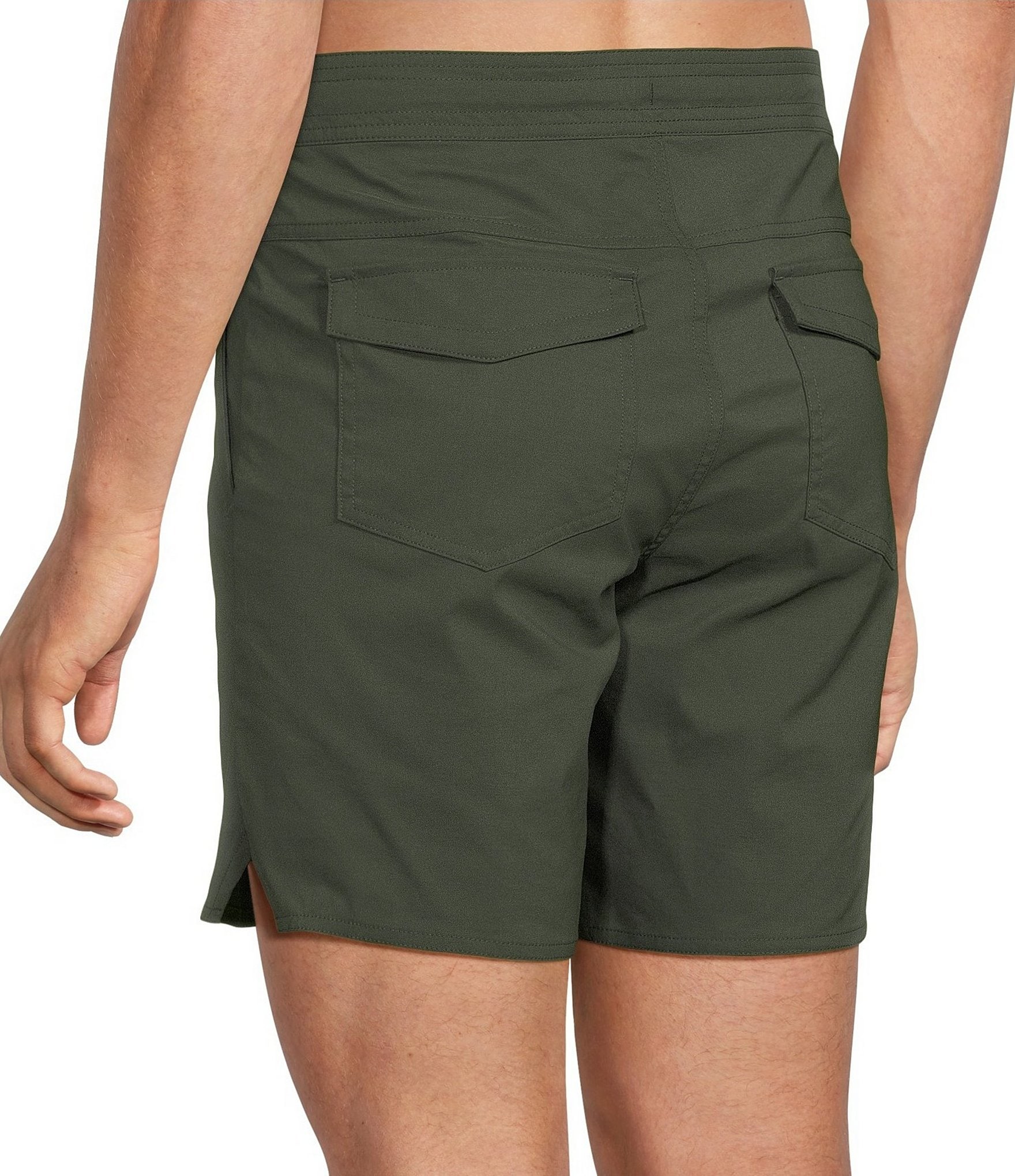 Rowm Trailwave Solid 7#double; Inseam Hybrid Swim Trunks