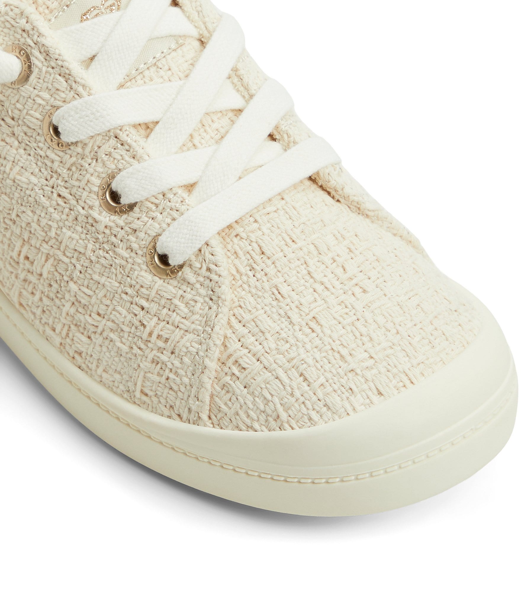 Roxy Bayshore Plus Slub Fabric Slip On Sneakers