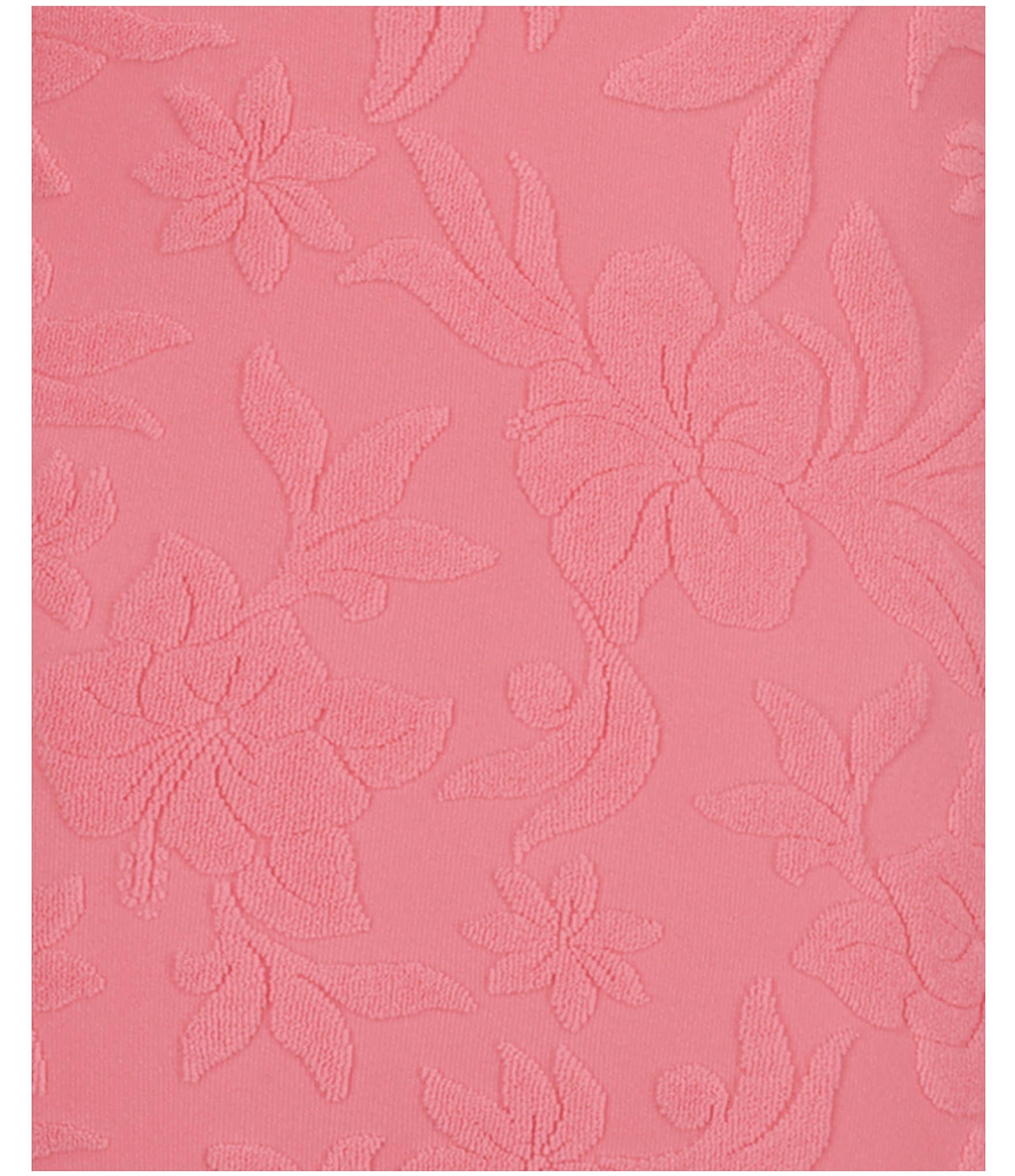 Roxy Big Girls Hula Loop Solid-Floral-Textured Tankini Top & Matching Bikini Bottom 2-Piece Swimsuit