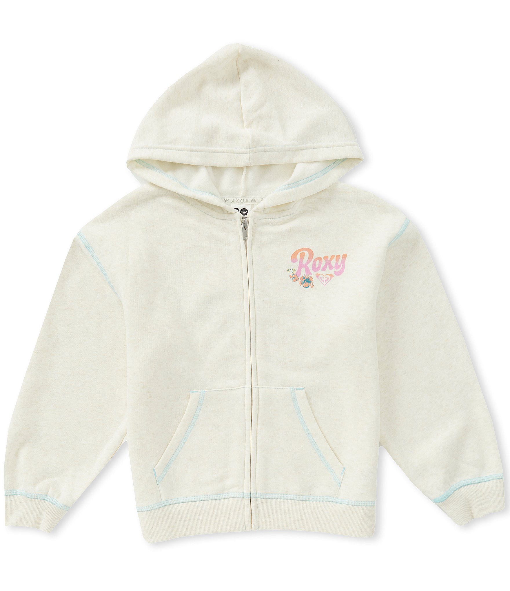Roxy Big Girls Long-Sleeve Coastal Cruiser Hooded Jacket