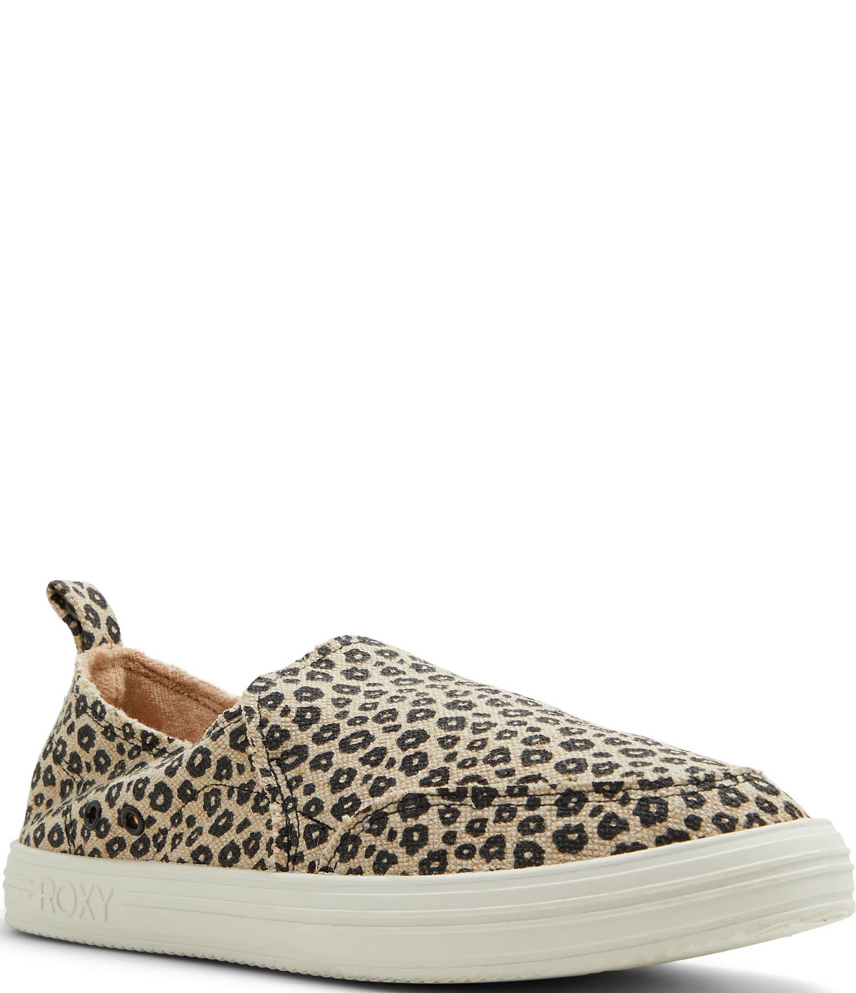 Roxy leopard slip on on sale