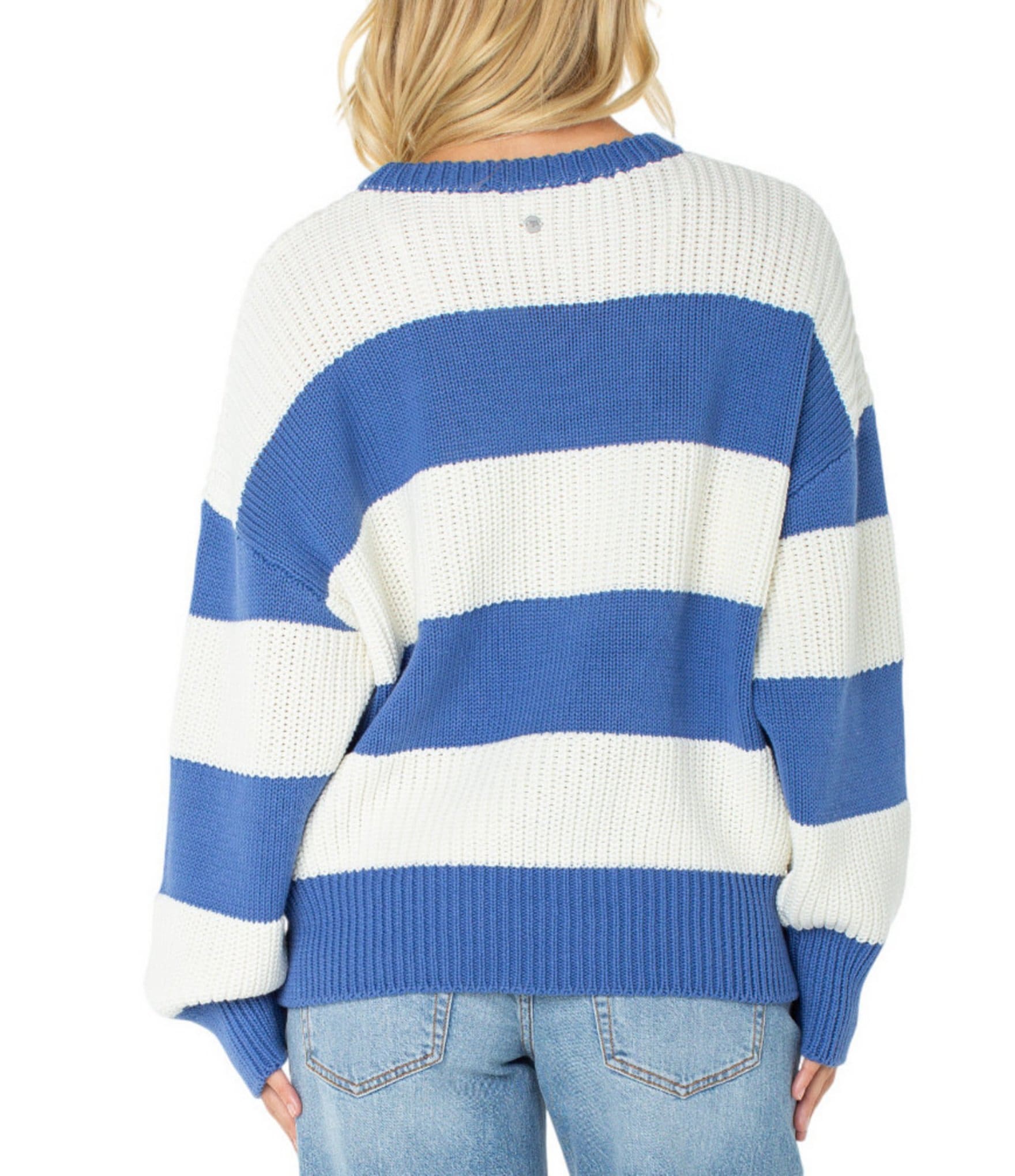 Roxy Long Sleeve Striped West Side Sweater