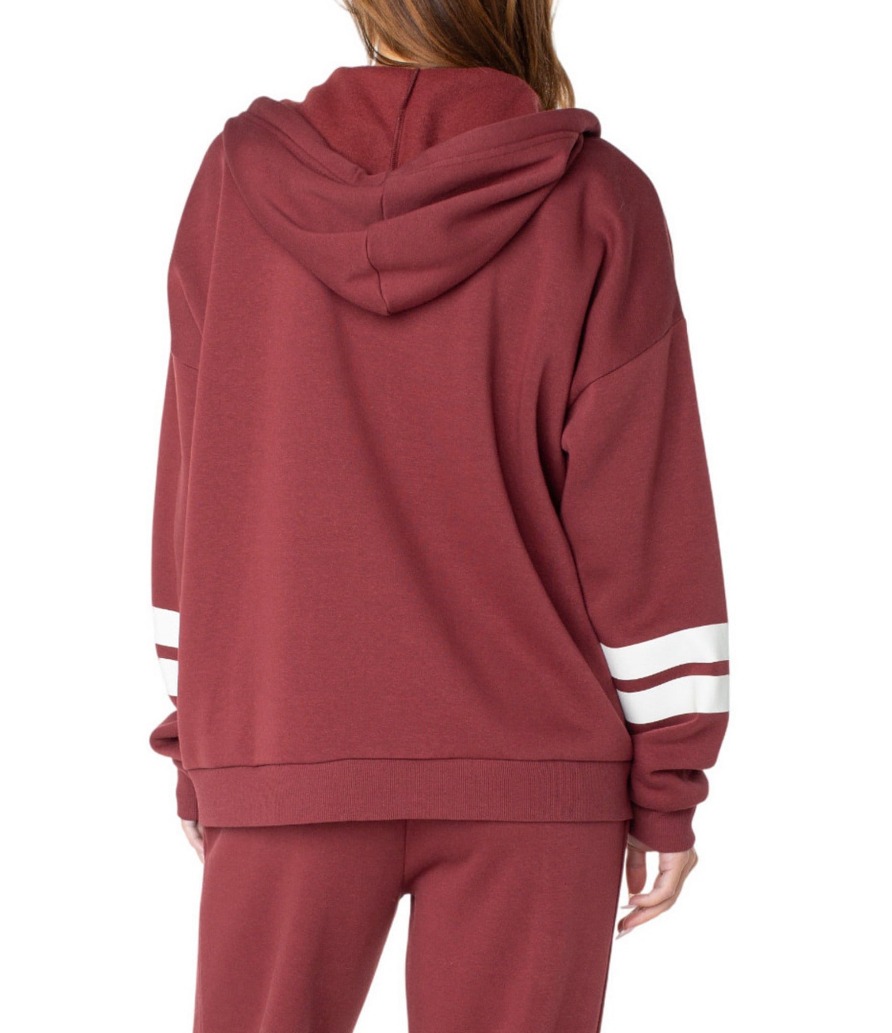 Roxy Varsity Inspired Sunset Zip Up Coordinating Jacket
