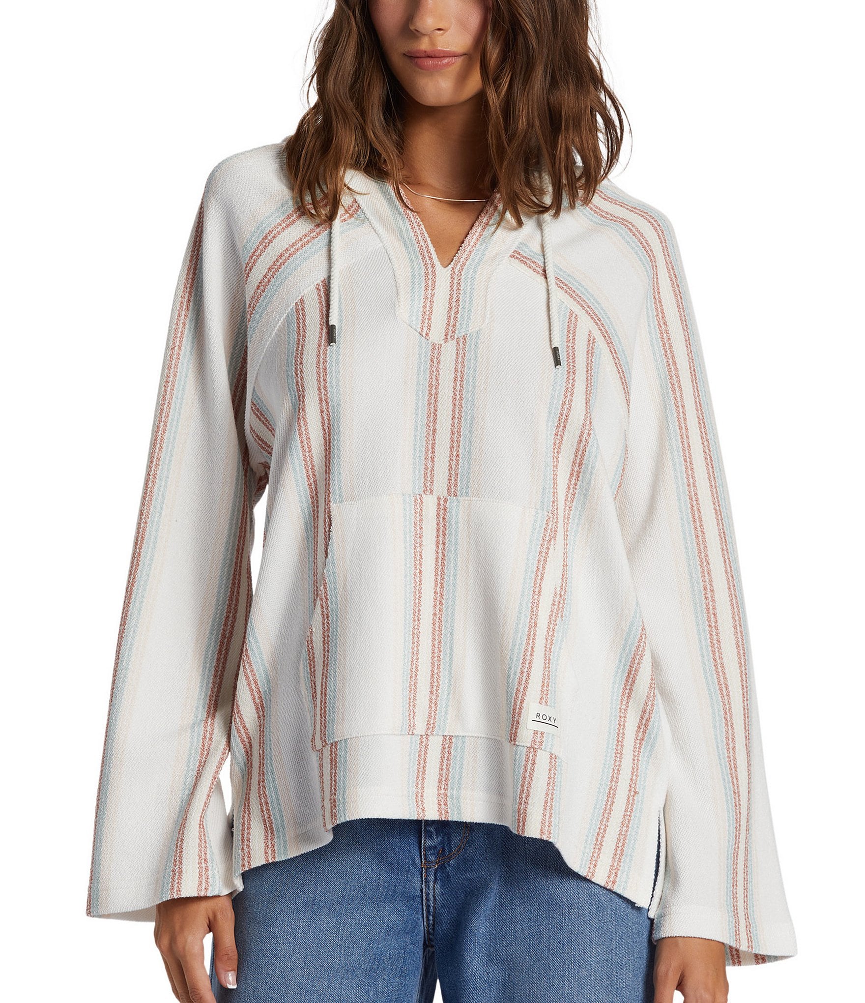 Roxy Wild And Free Stripe Print Hoodie | Dillard's