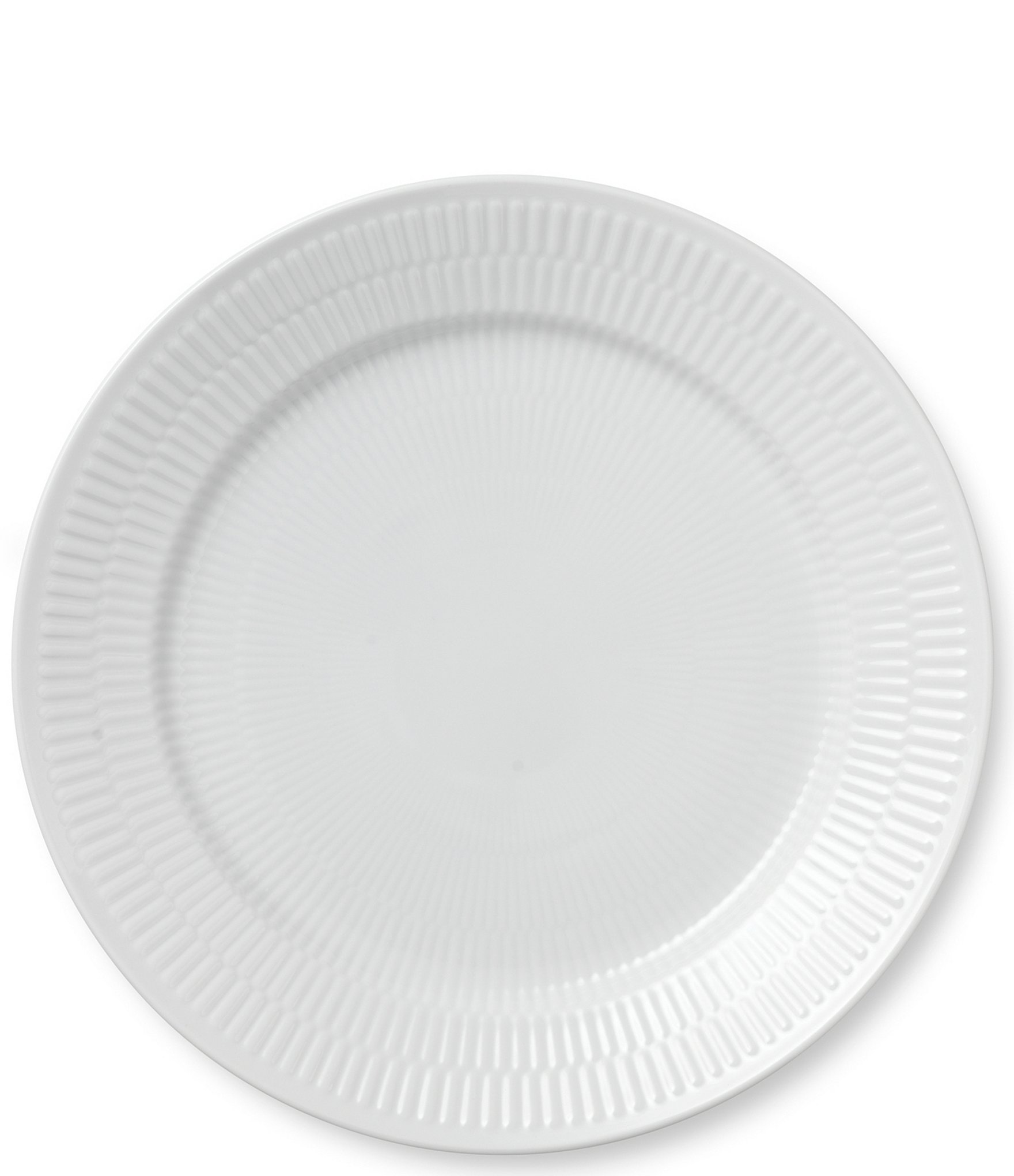 Royal Copenhagen White Fluted Plate-10.6#double;