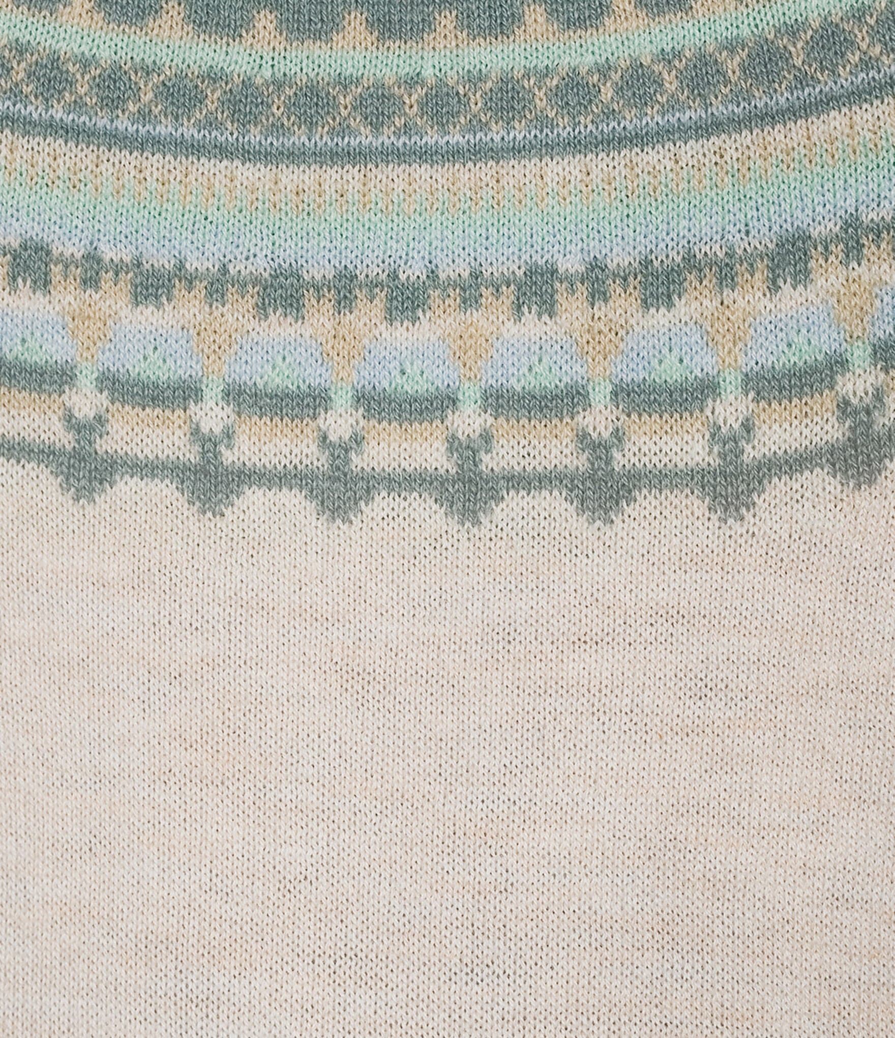 Royal Robbins Westlands Fairisle Pattern Crew Neck Long Sleeve Sweater