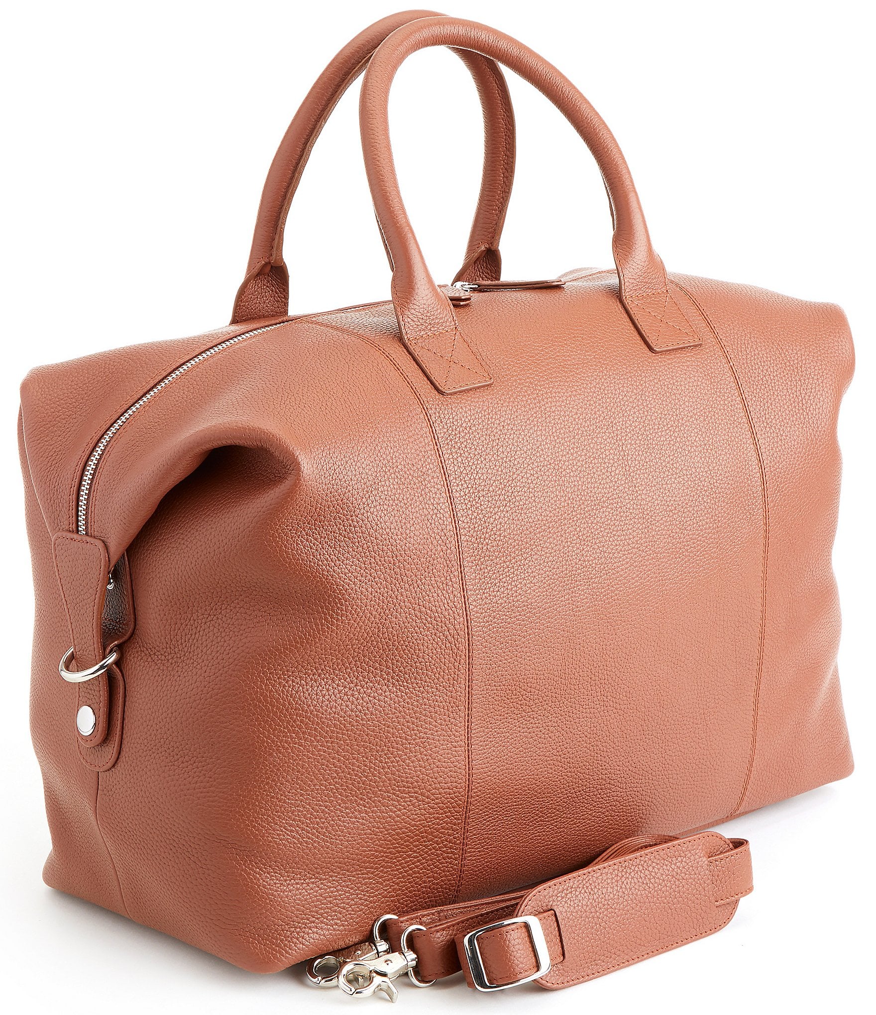 ROYCE New York Telescopic Suitcase Strap Duffel Bag