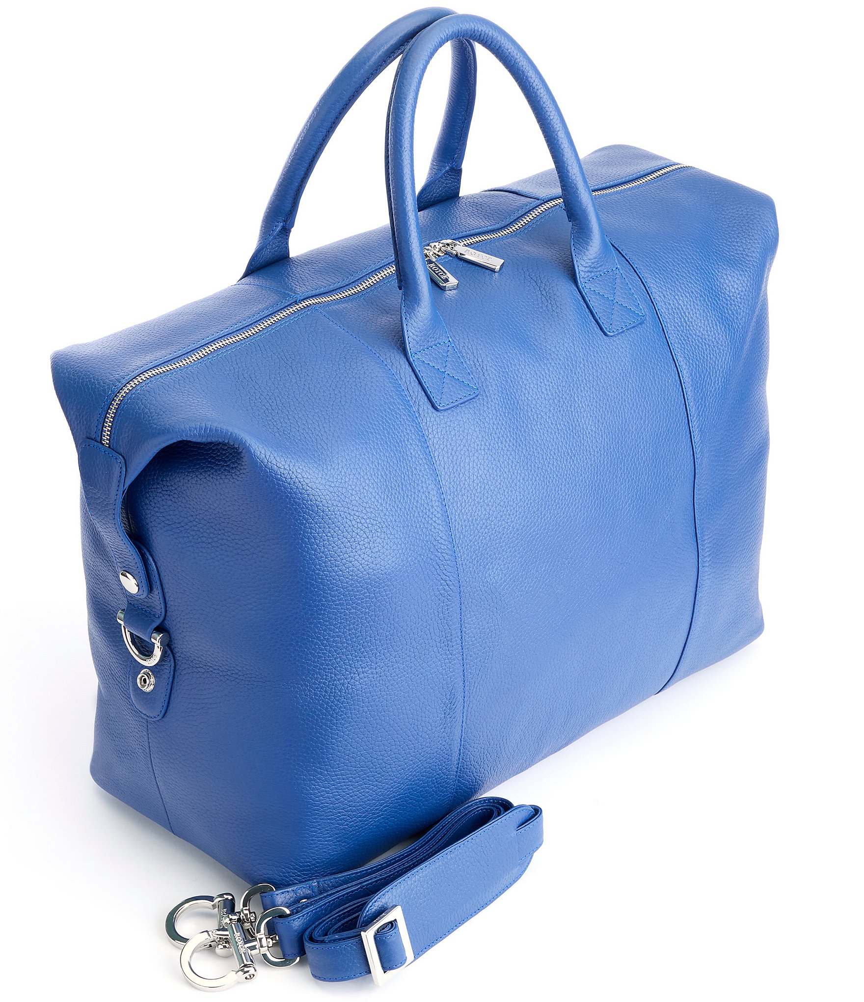 ROYCE New York Telescopic Suitcase Strap Duffel Bag