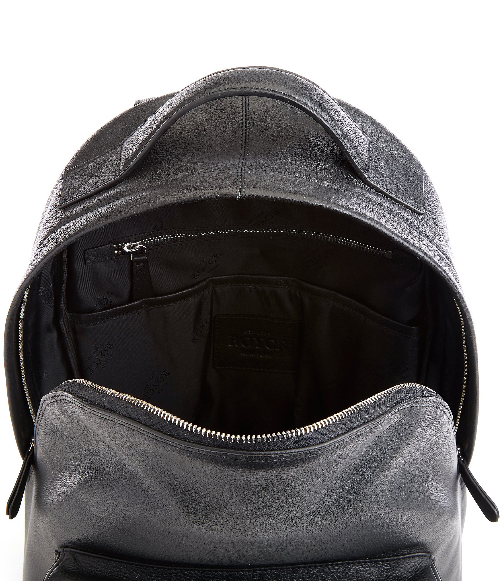 Royce New York Executive Leather Laptop Backpack