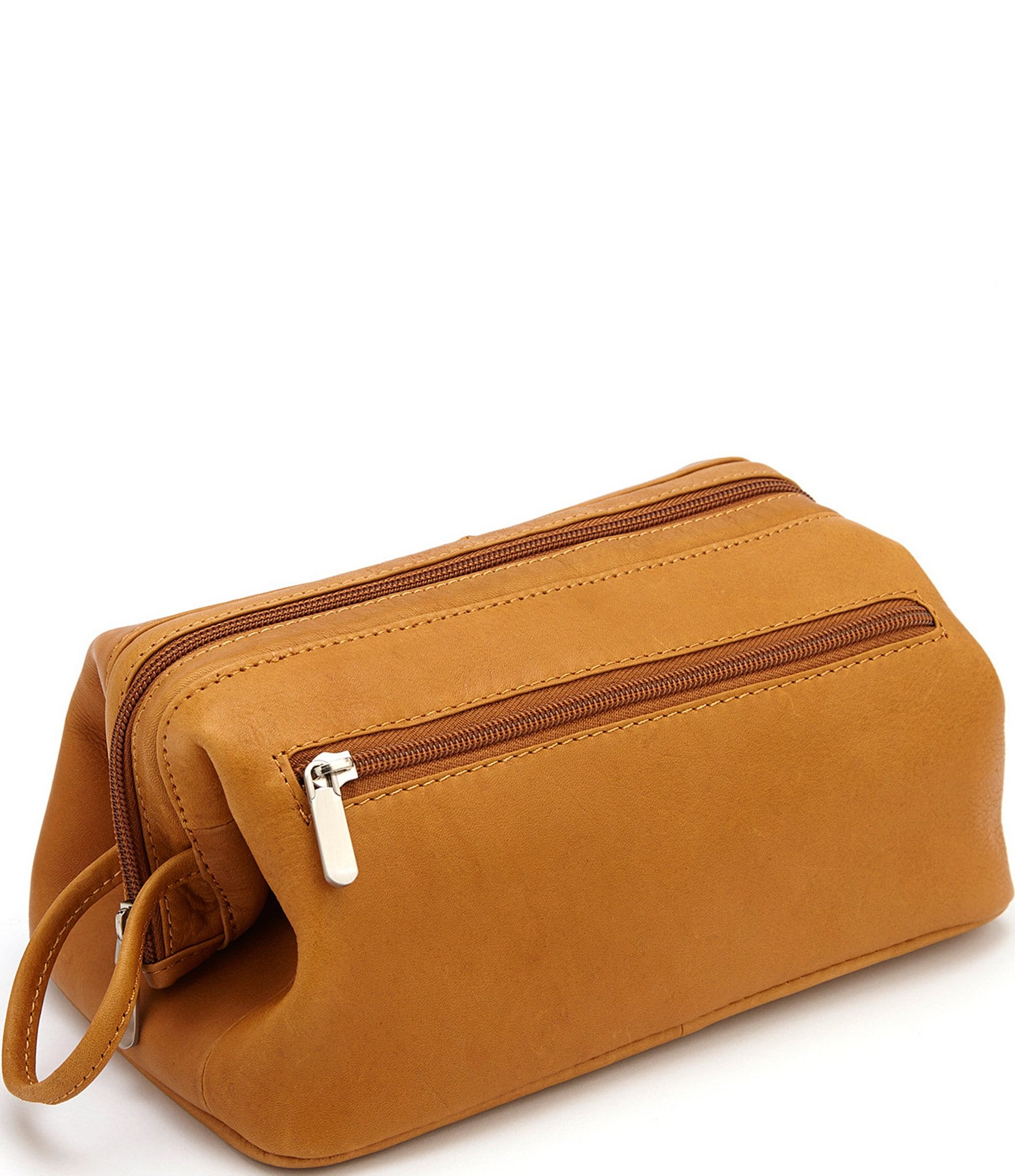 ROYCE New York Leather Colombian Toiletry Bag