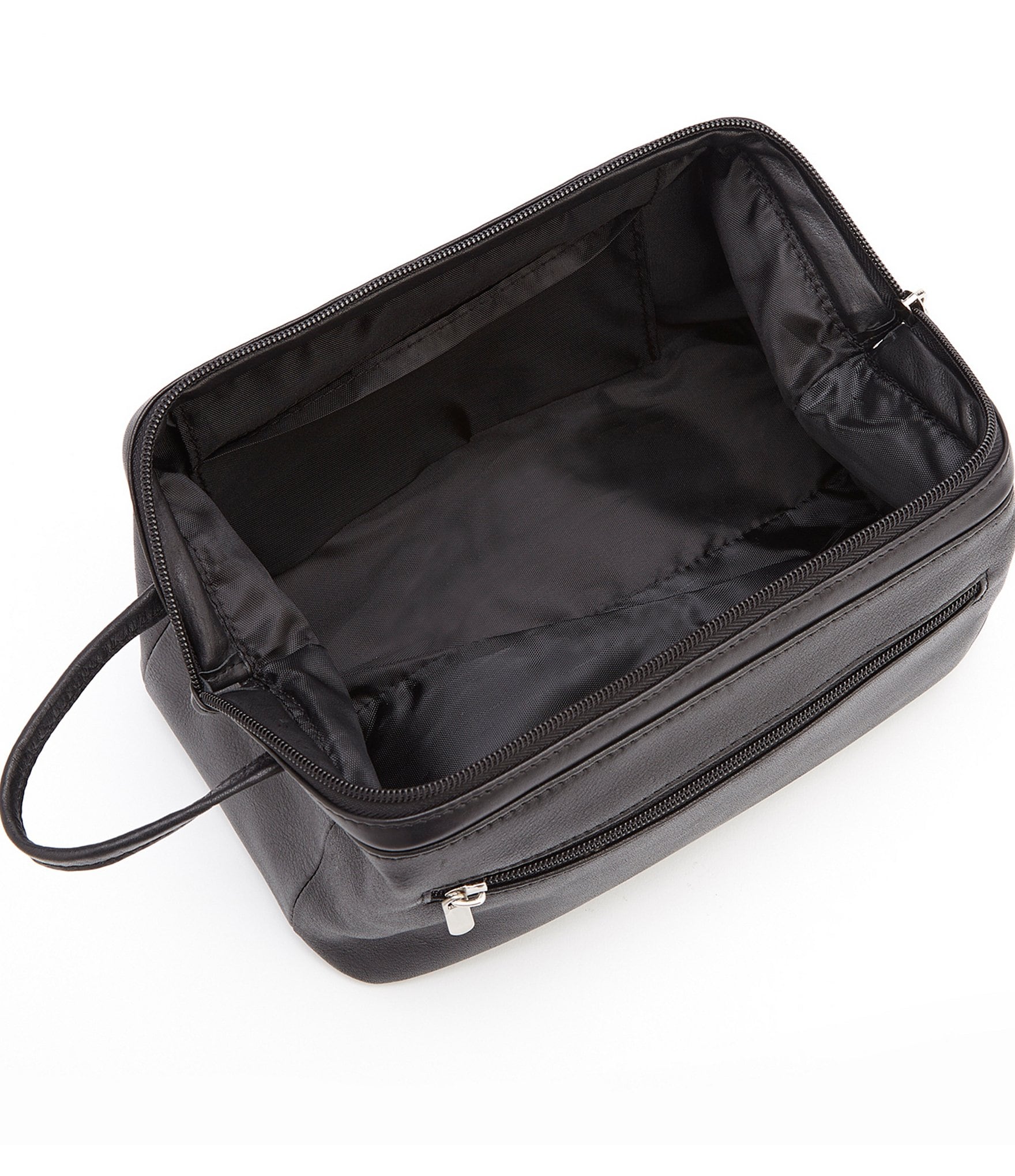 ROYCE New York Leather Colombian Toiletry Bag