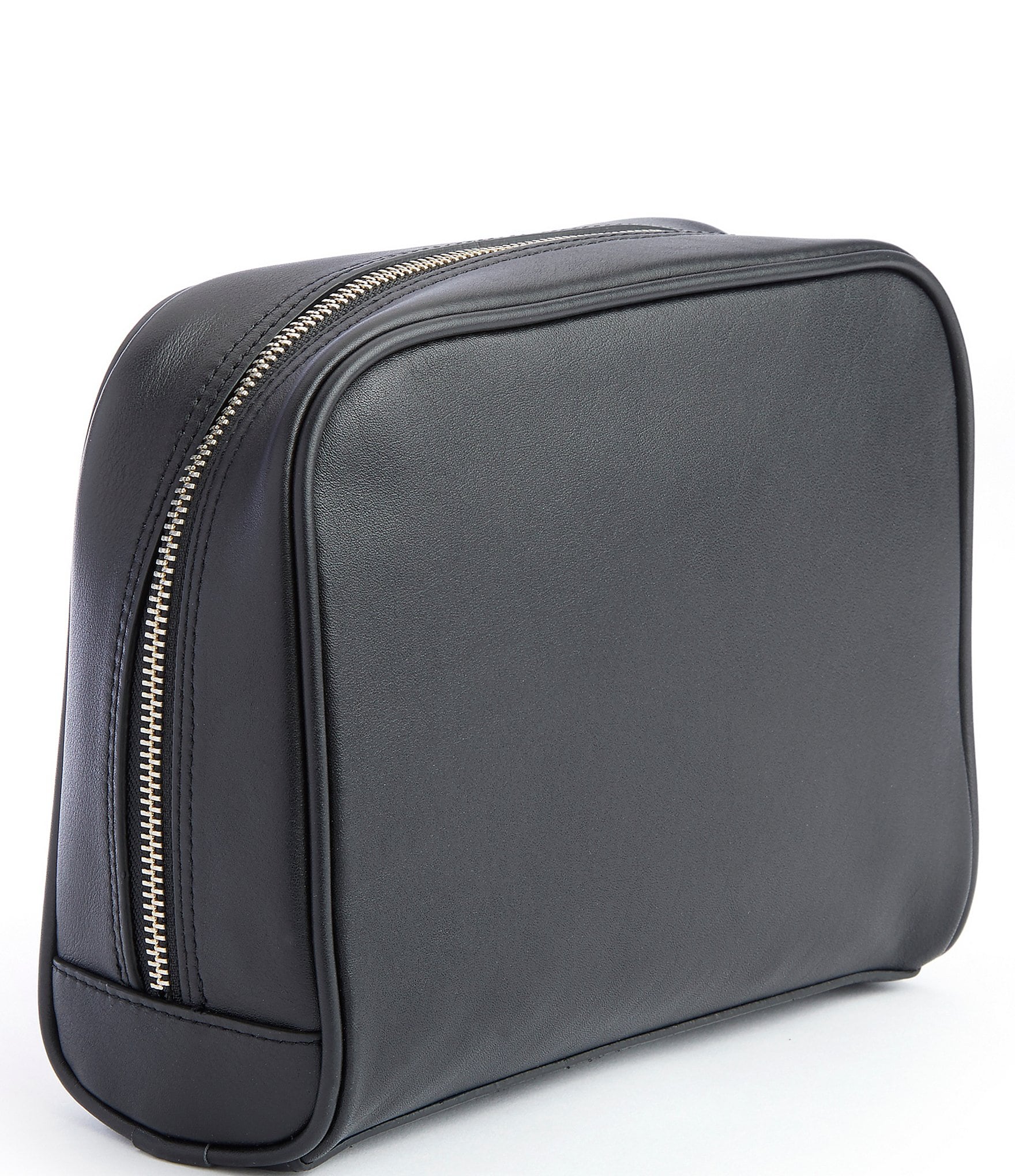 ROYCE New York Leather Contemporary Toiletry Bag