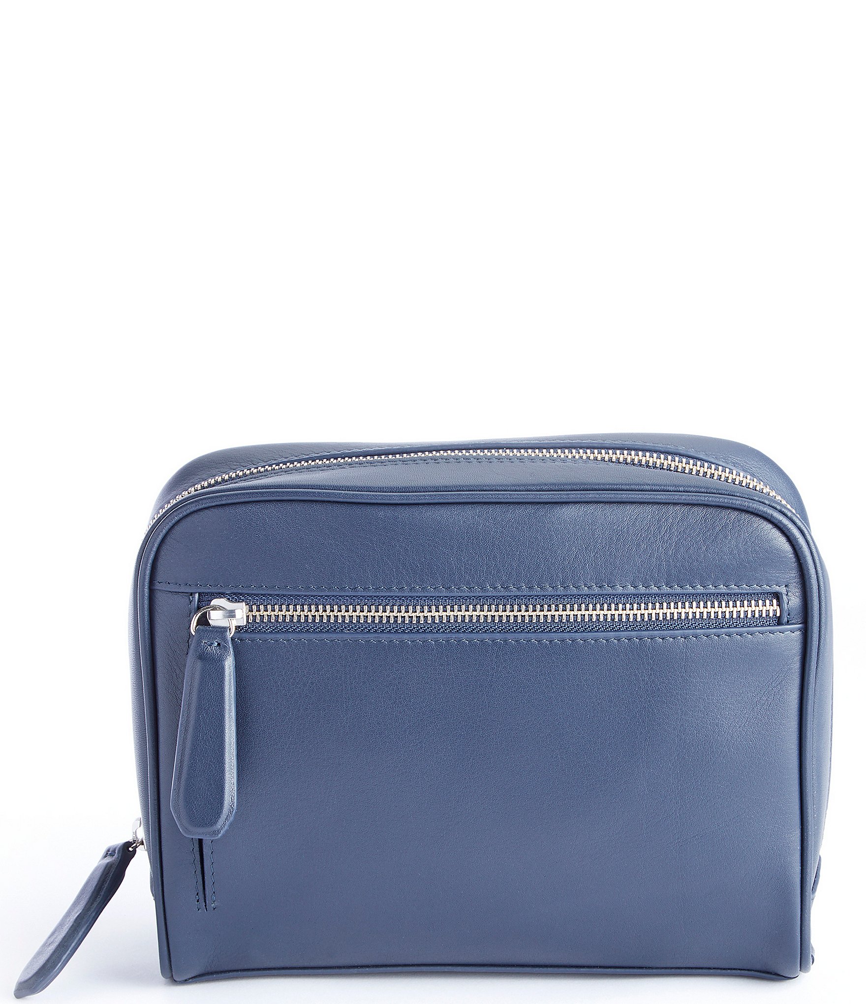 ROYCE New York Leather Contemporary Toiletry Bag