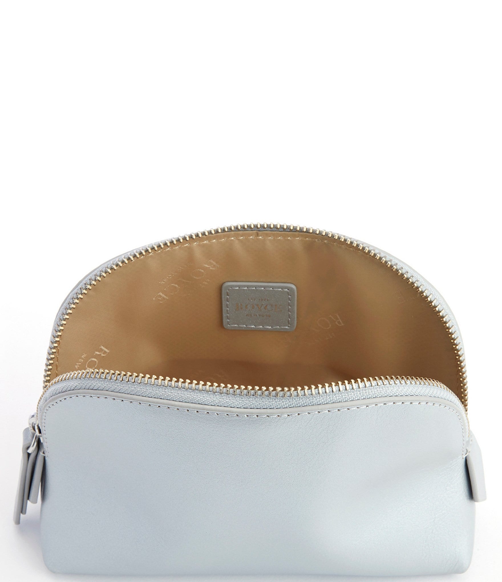 ROYCE New York Leather Small Cosmetic Bag