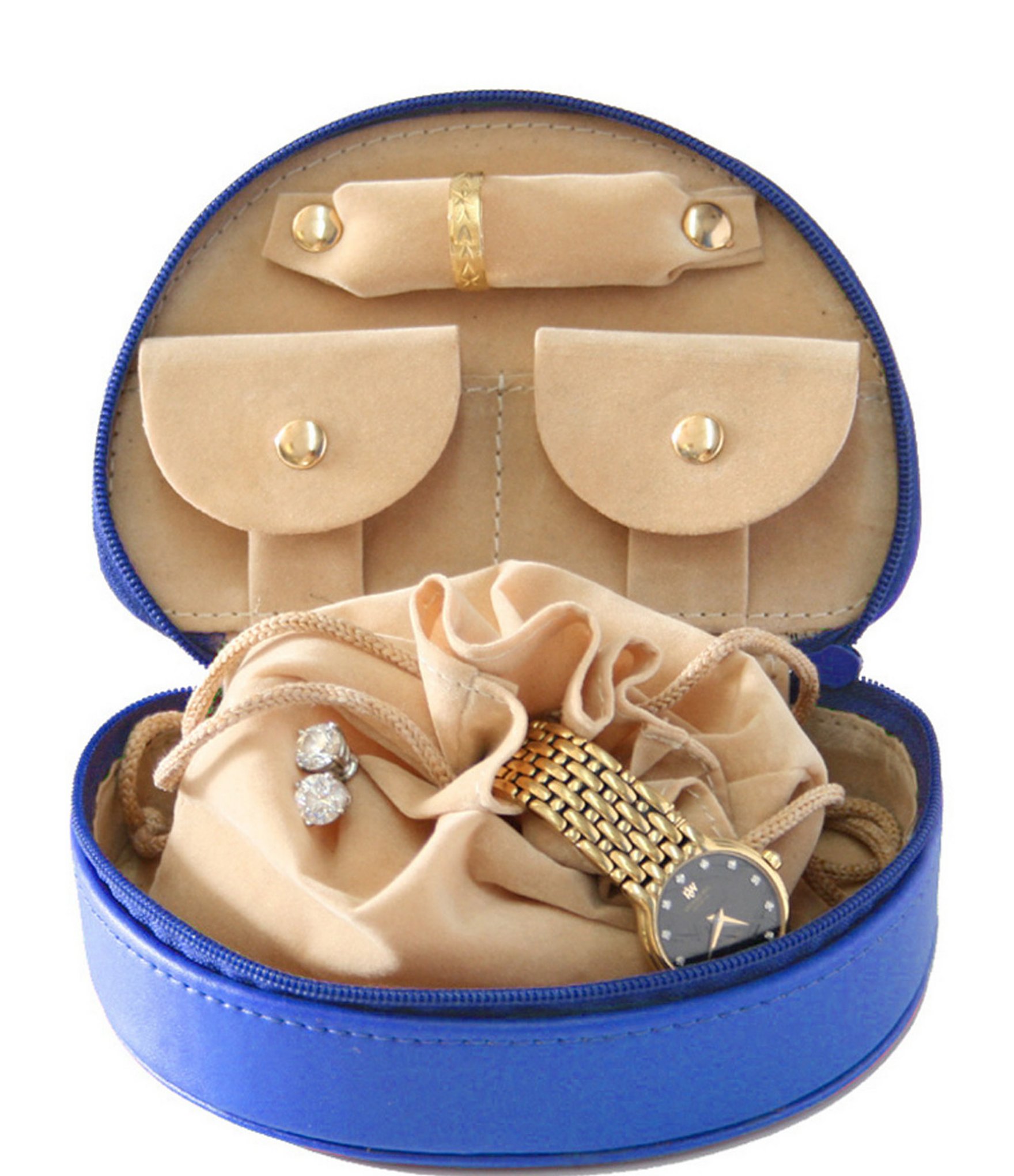 ROYCE New York Leather Mini Jewelry Case