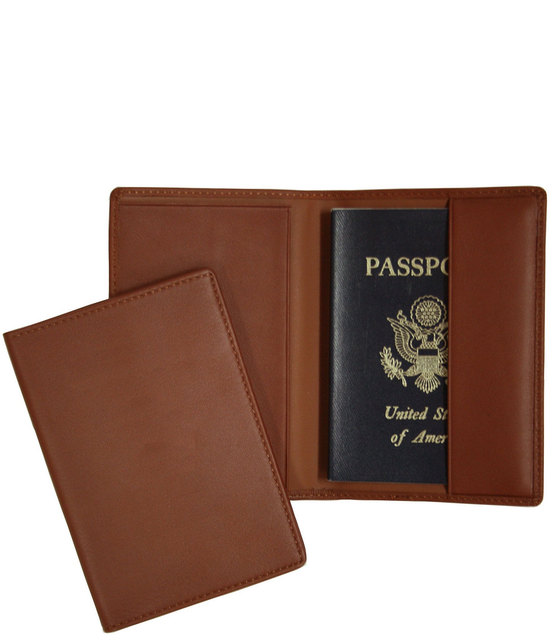 ROYCE New York Leather RFID-Blocking Passport Case