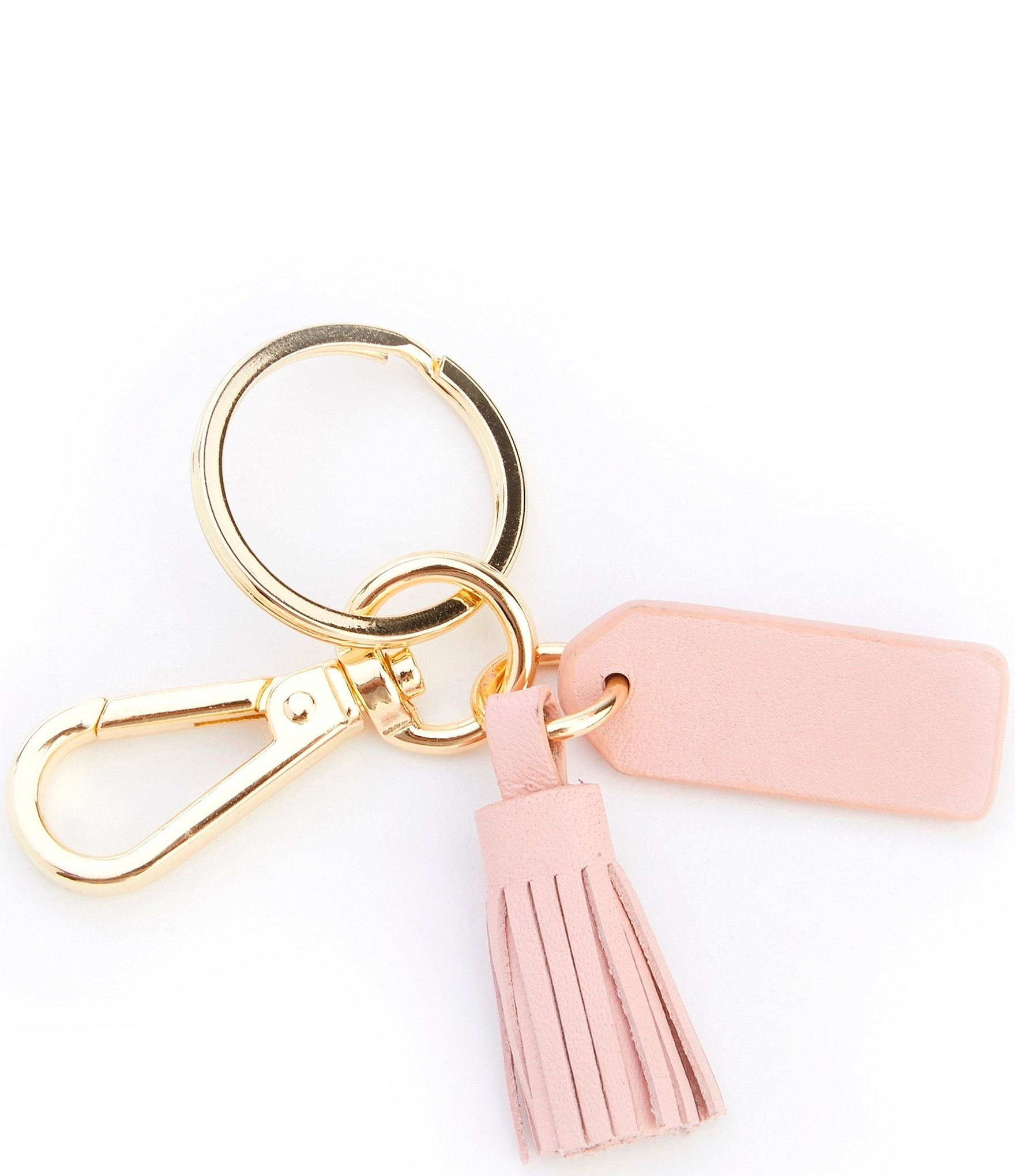 ROYCE New York Mini Leather Tassel Key Fob