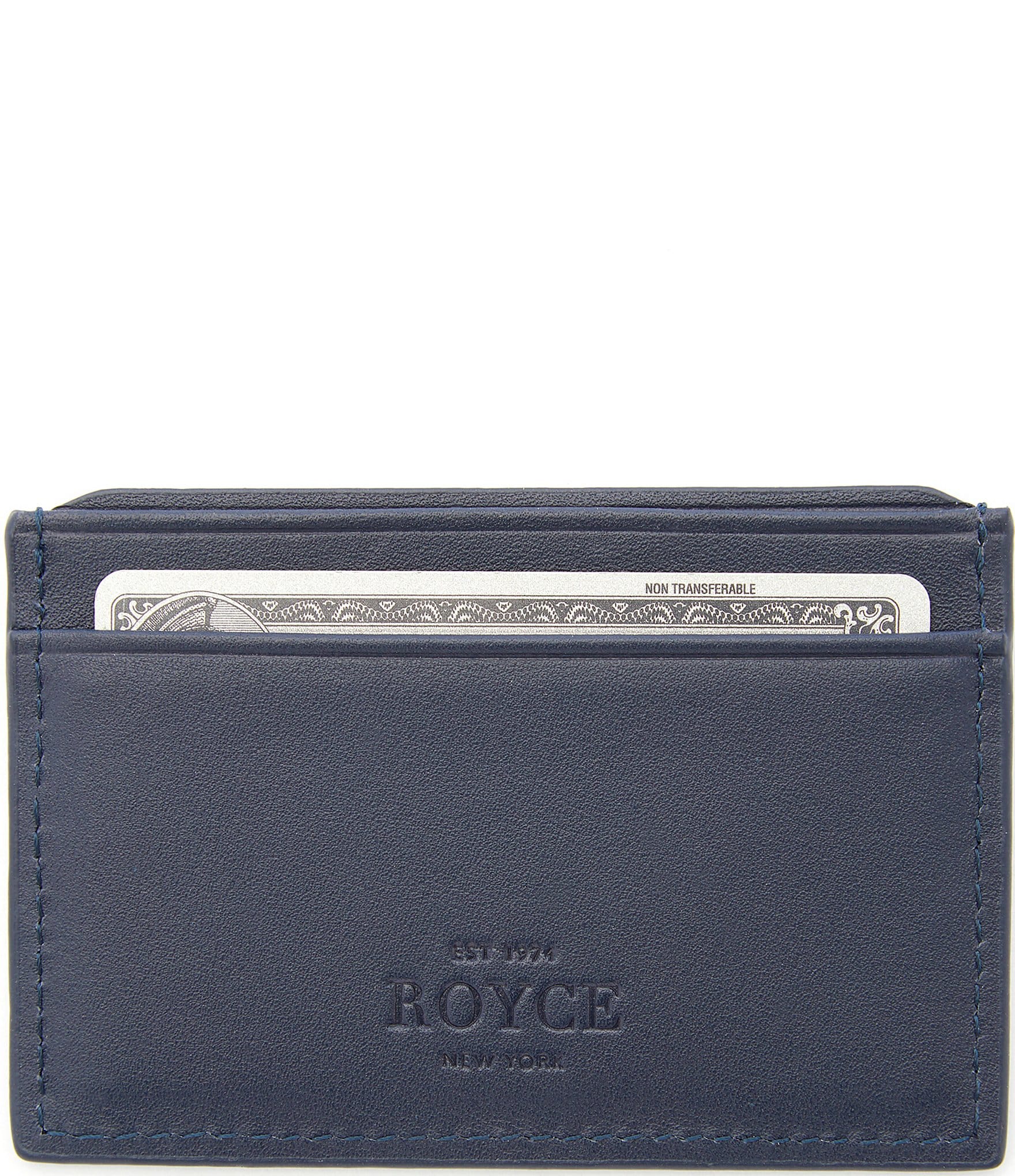 ROYCE New York RFID Executive Slim Credit Card Case