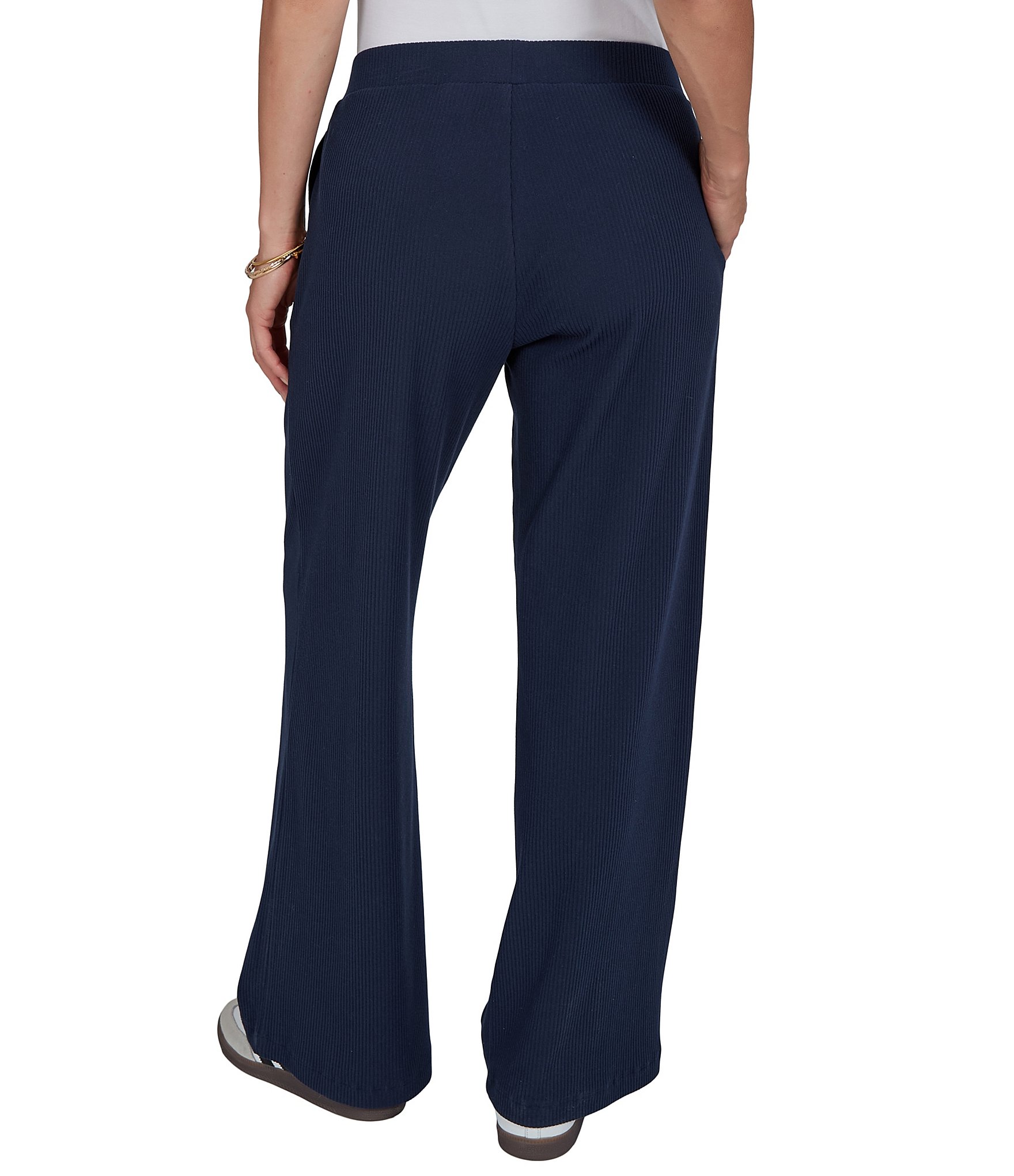 Ruby Rd. Coordinating Premium Rib Knit Full Length Lounge Pants