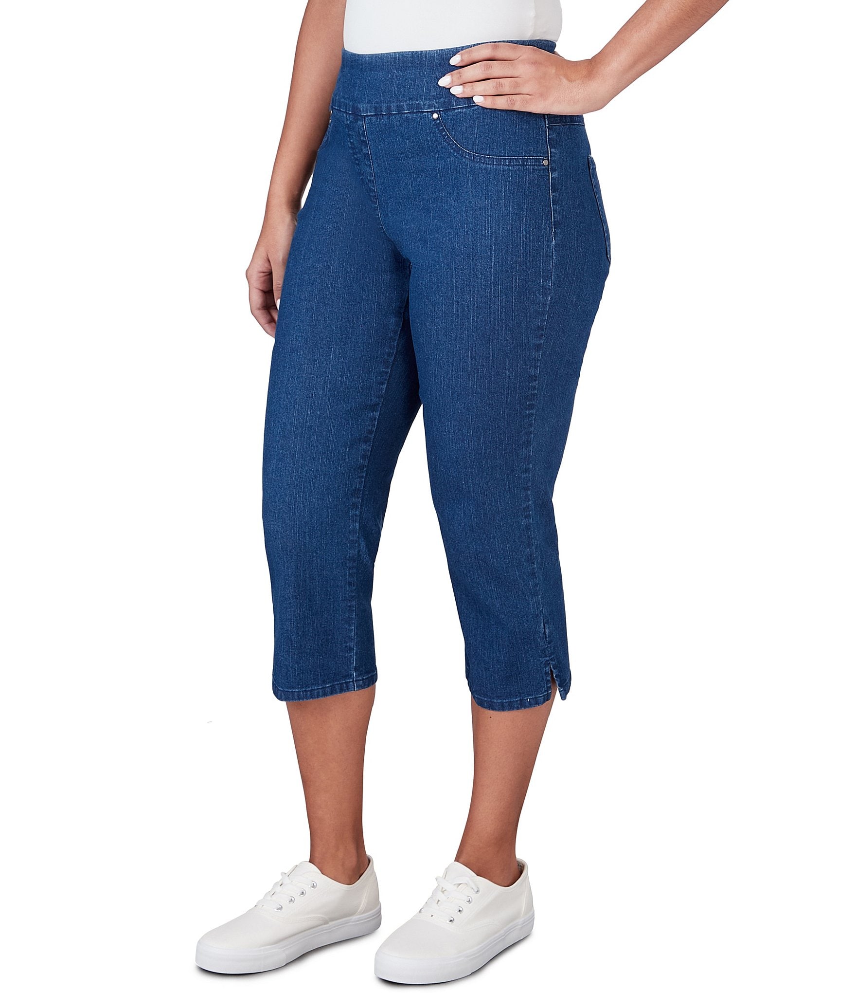 Ruby Rd. Extra Stretch Denim Capri Pull-On Pants