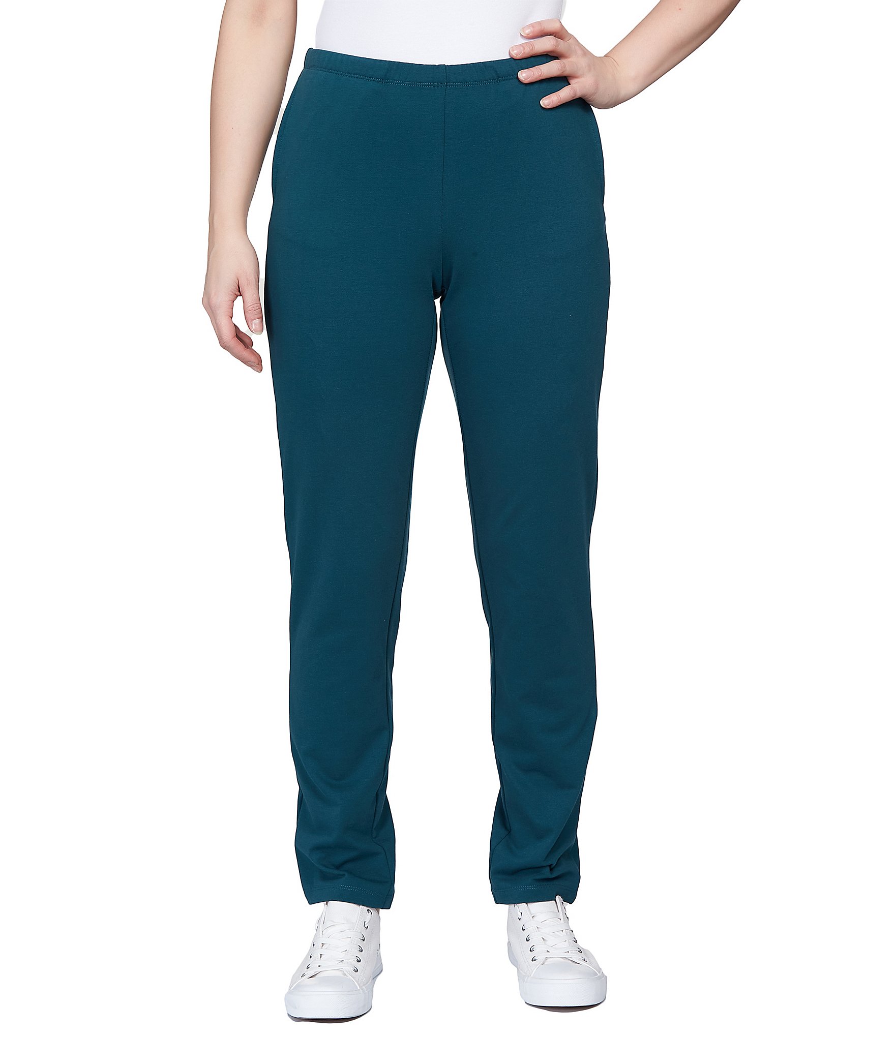 Ruby Rd. French Terry Knit Pull-On Pants | Dillard's