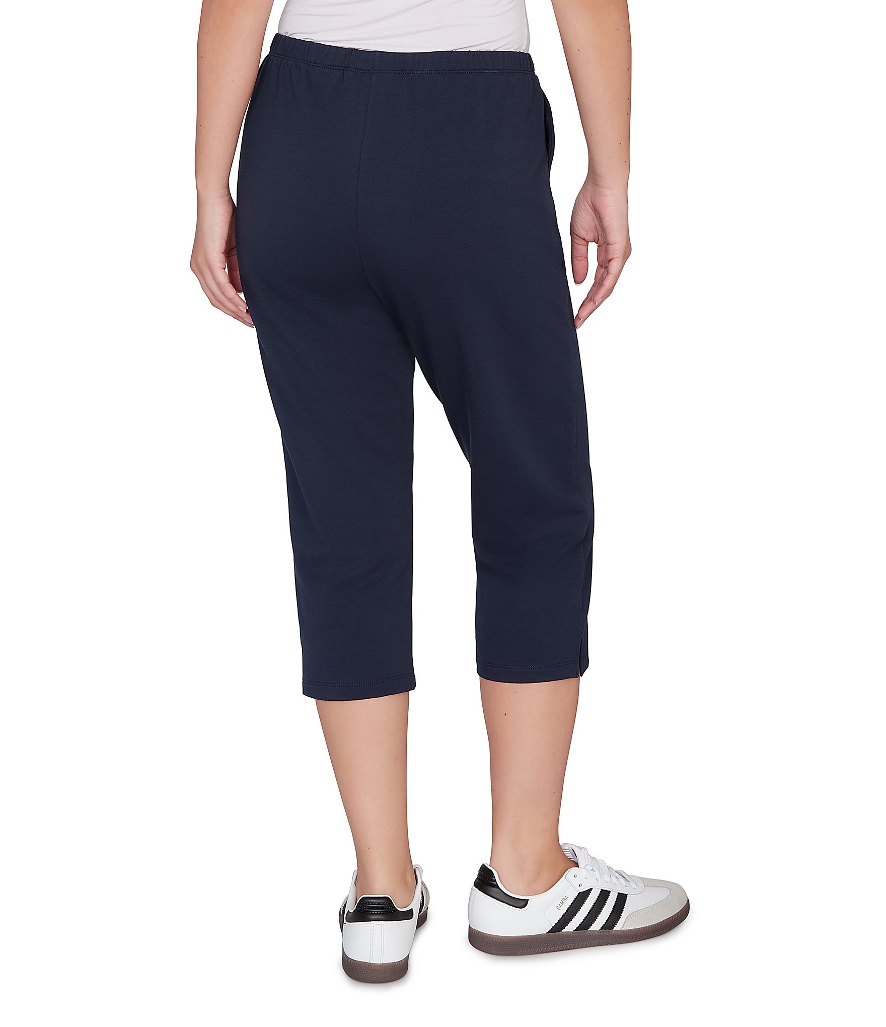 Ruby Rd. Petite Size French Terry Knit Pull-On Pants