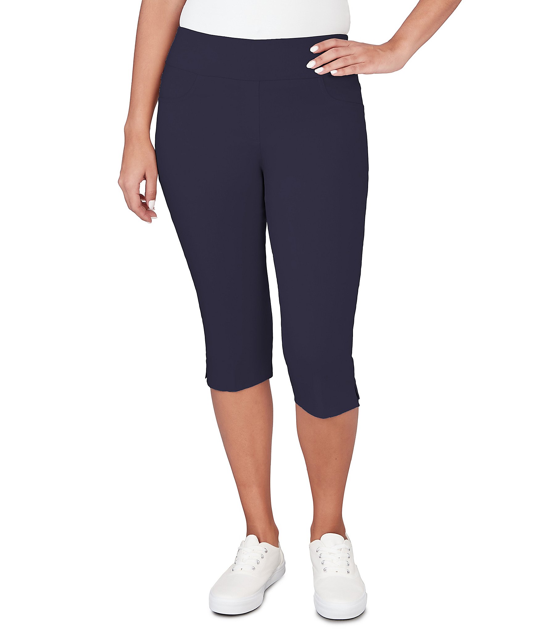 Ruby Rd. Petite Size Tech Clamdigger Pull-On Pants