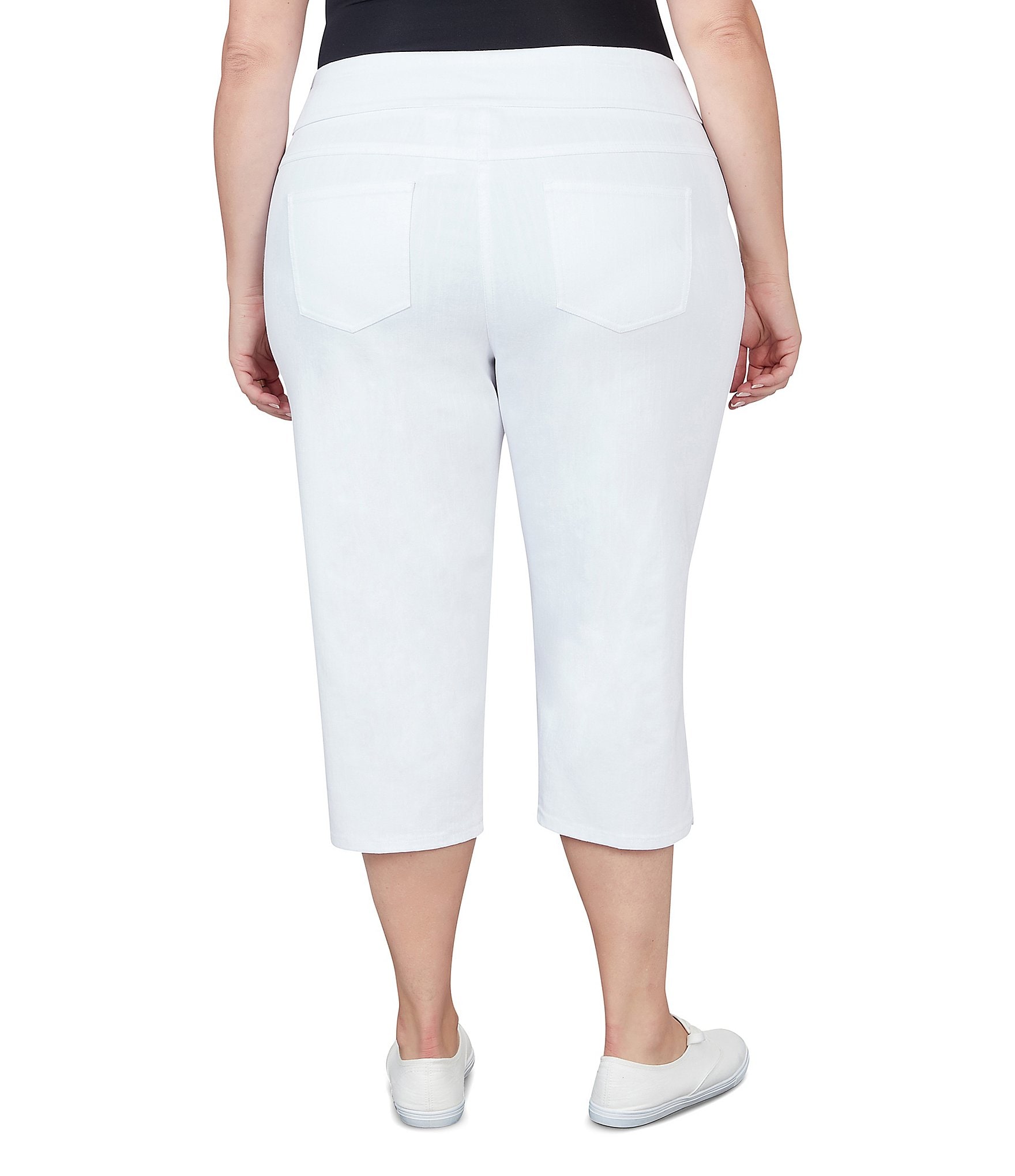 Ruby Rd. Plus Size Extra Stretch Pull-On Capri Pants