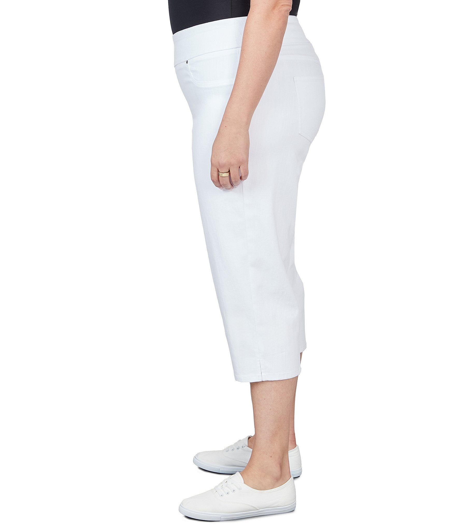 Ruby Rd. Plus Size Extra Stretch Pull-On Capri Pants