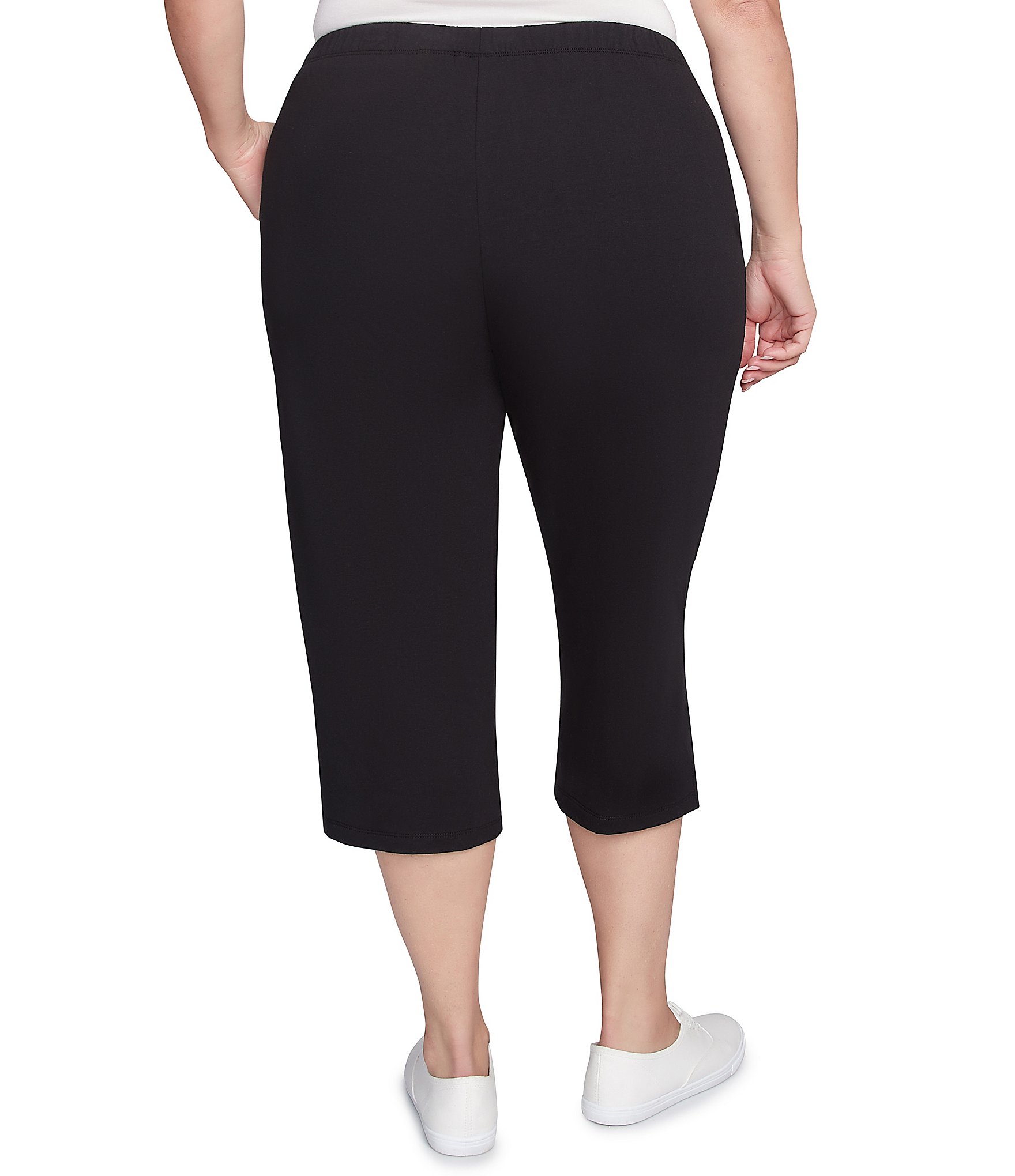 Ruby Rd. Plus Size French Terry Knit Pull-On Pants