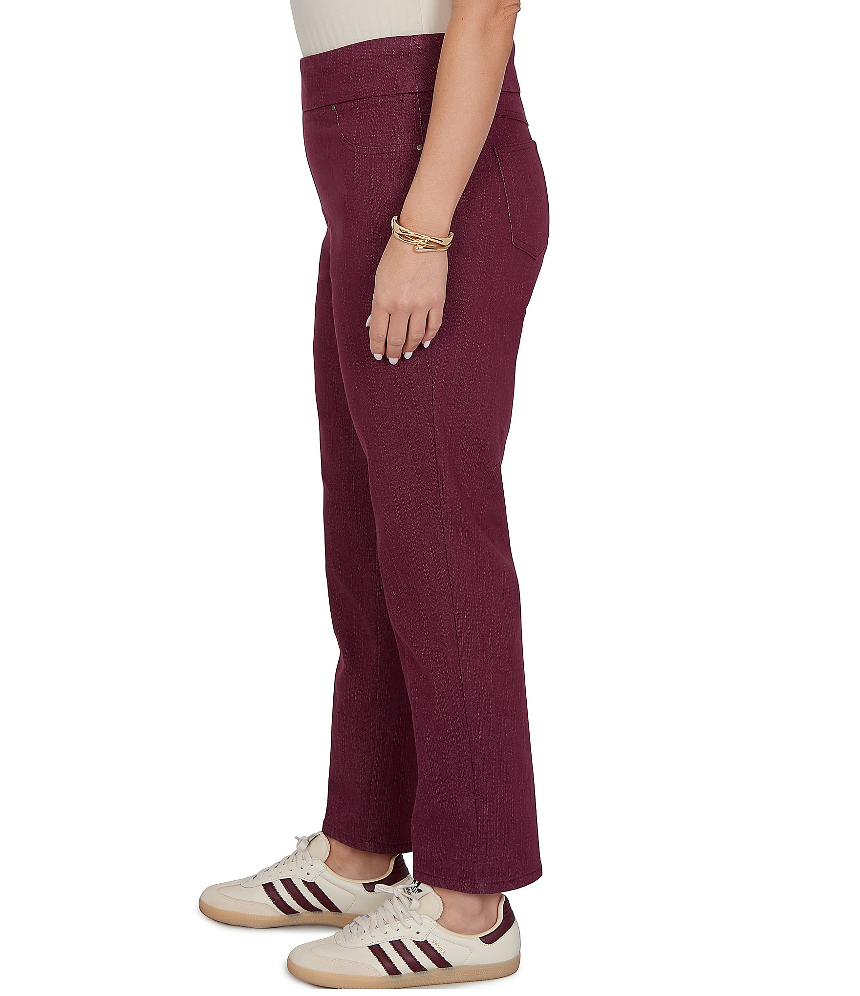 Ruby Rd. Plus Size Soft Extra-Stretch Pull-On Denim Pant