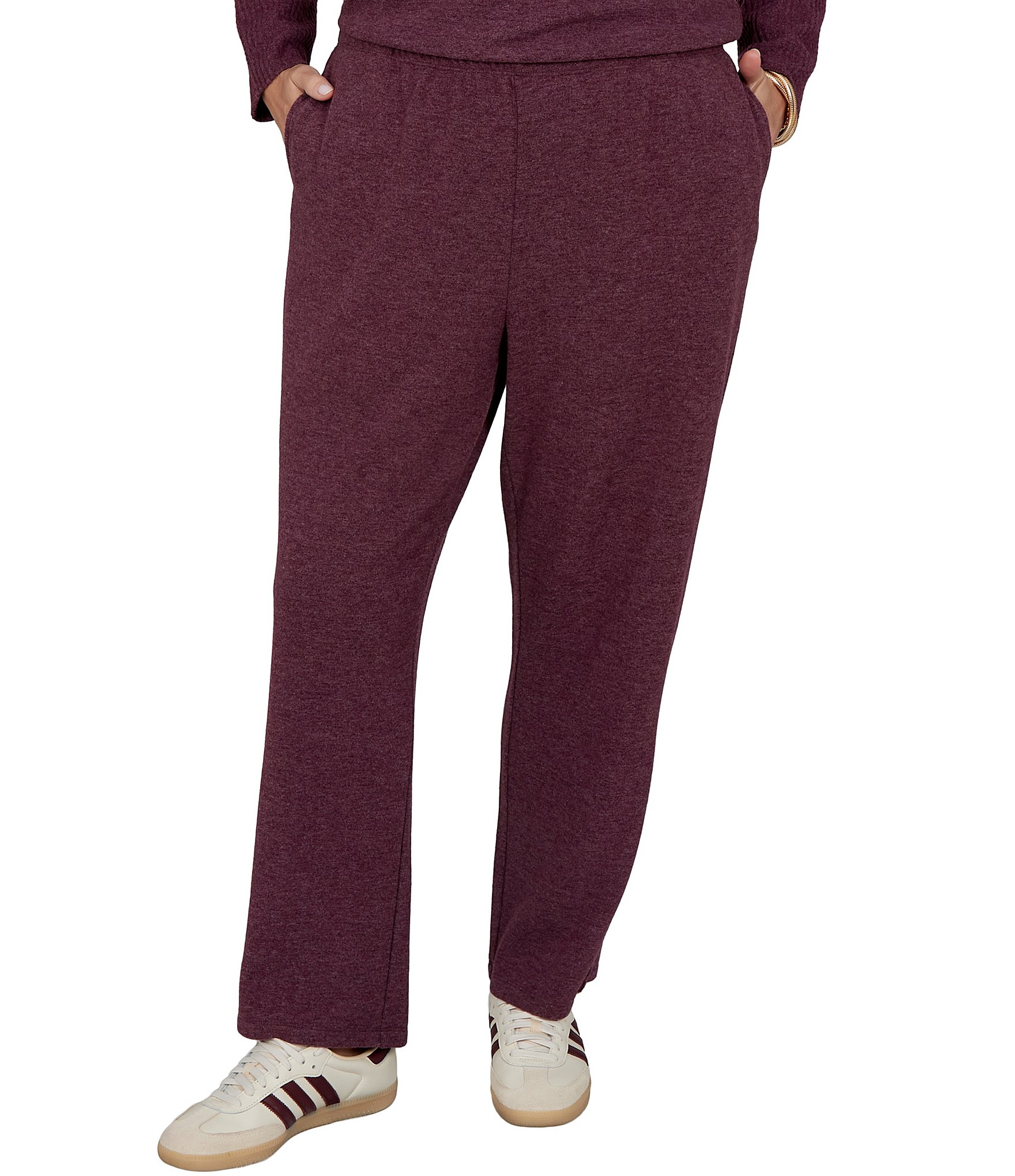 Ruby Rd. Plus Size Soft Knit Sweatpants