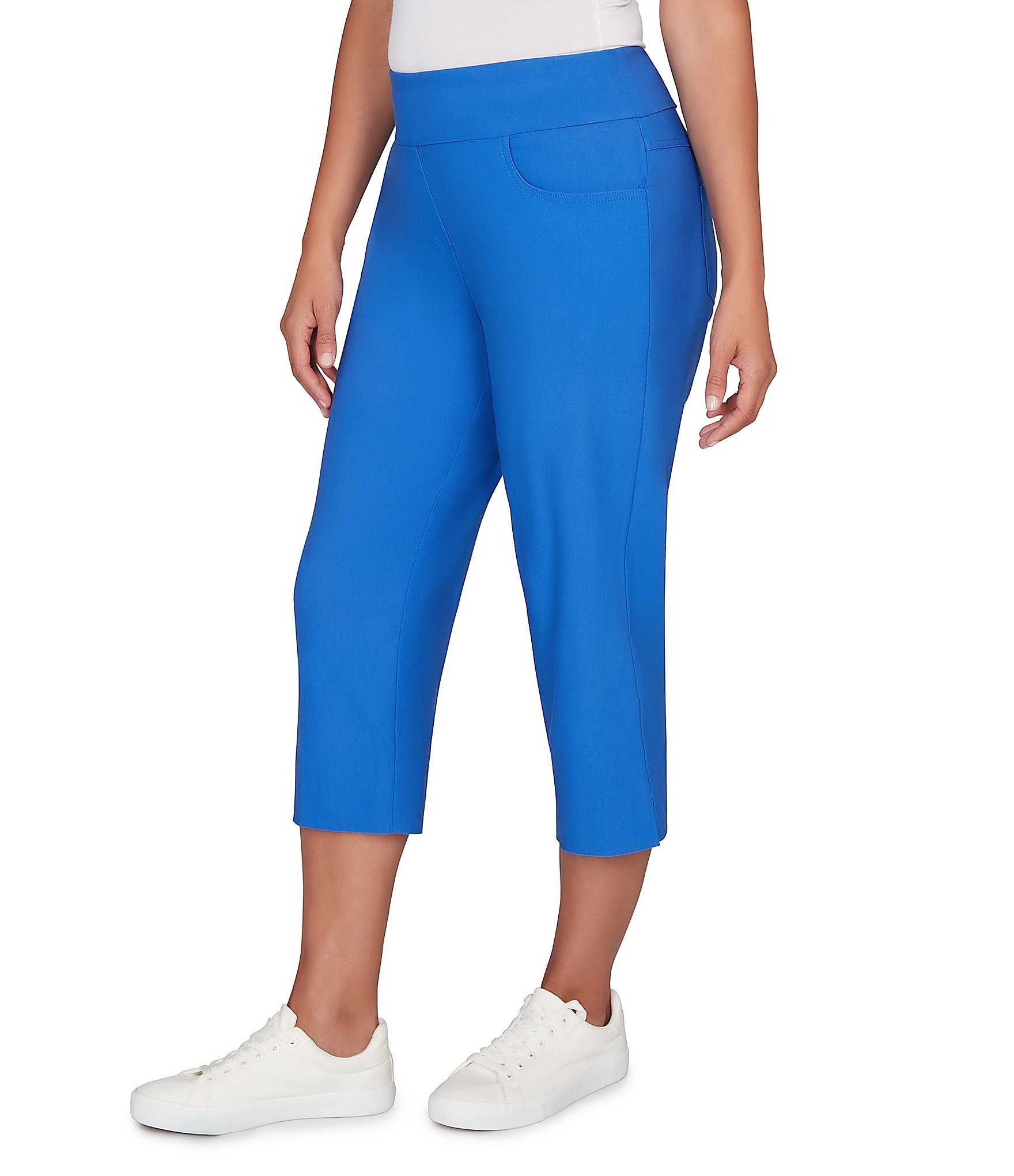 Ruby Rd. Stretch Straight Leg Pull-On Capri Pants
