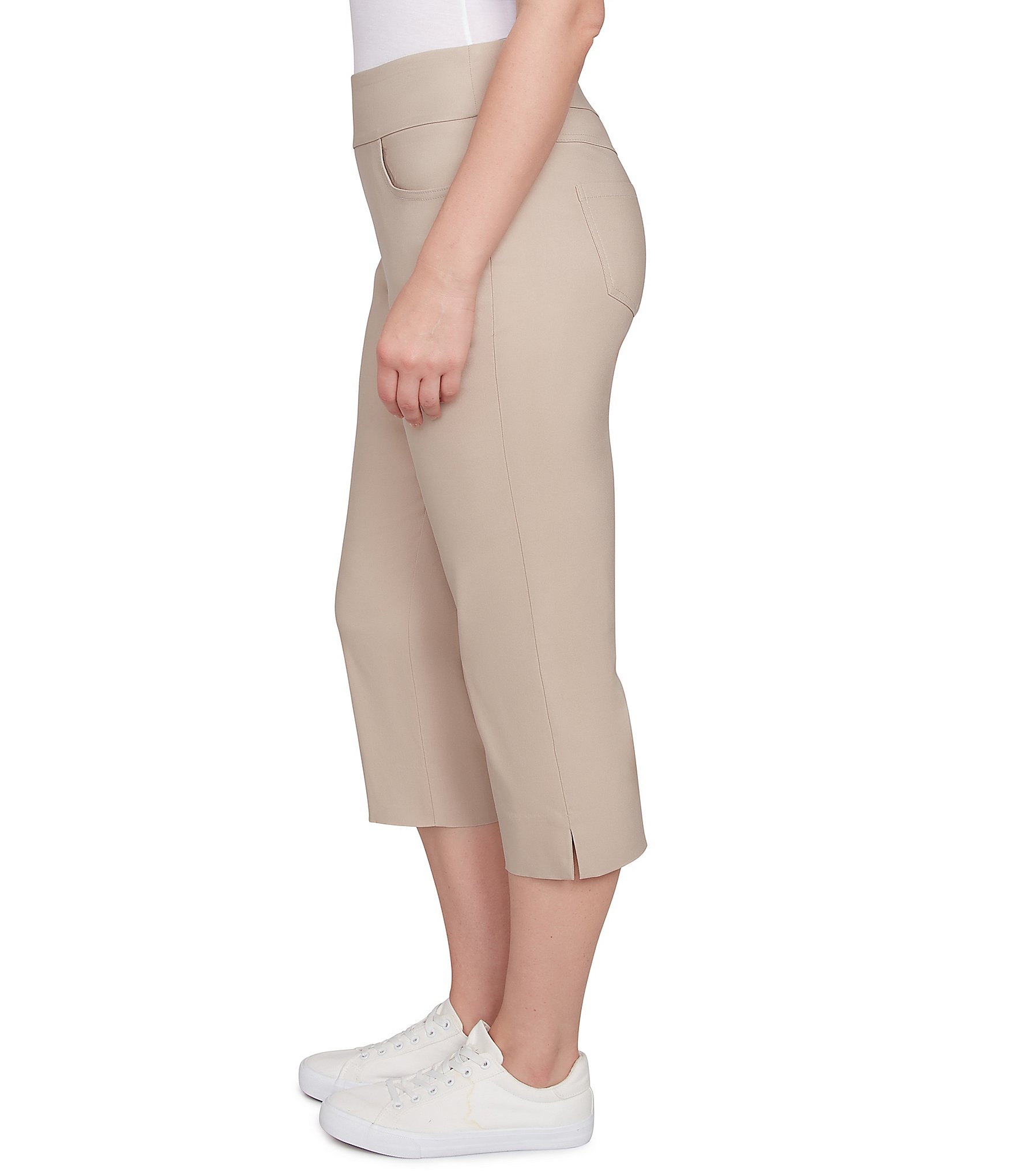 Ruby Rd. Stretch Straight Leg Pull-On Capri Pants