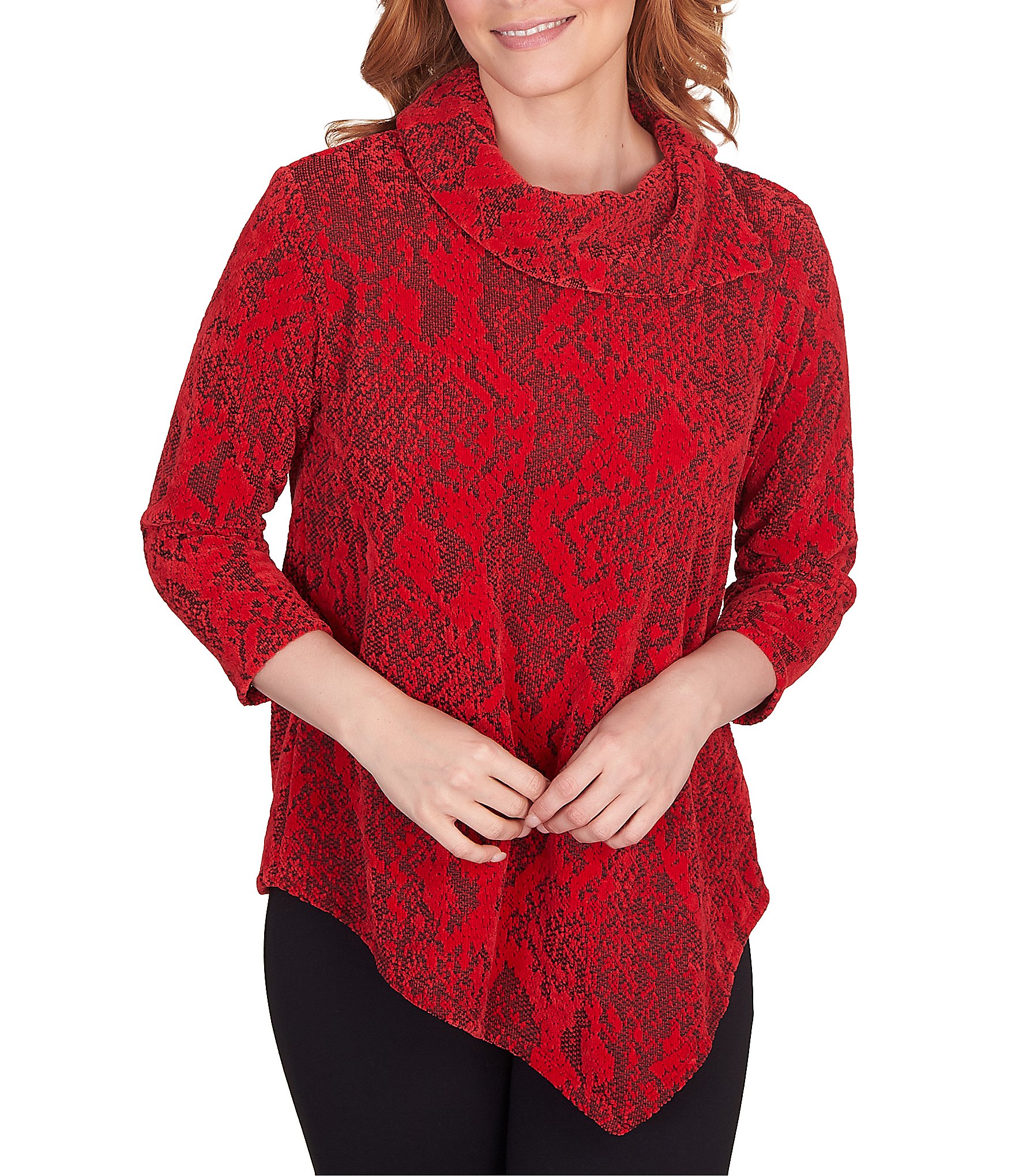 Dillards ruby red on sale tops