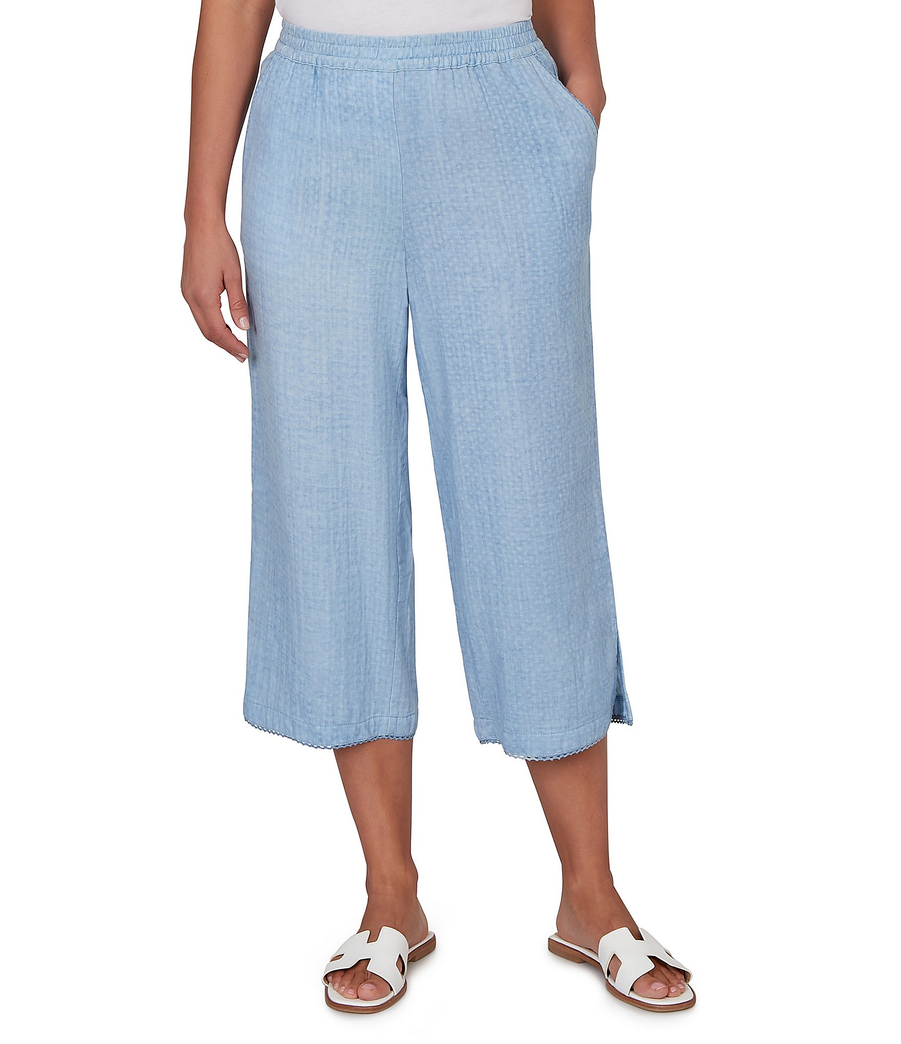 Ruby Rd. Soft Double Gauze Relaxed Pull-On Pant