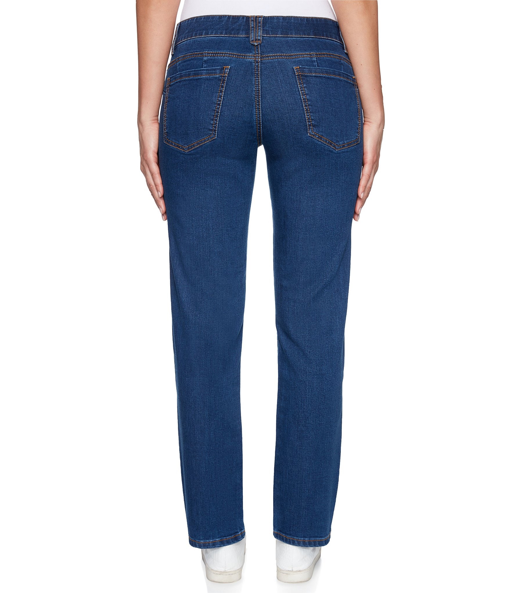 Ruby Rd. Soft Stretch Denim Straight Leg Jeans